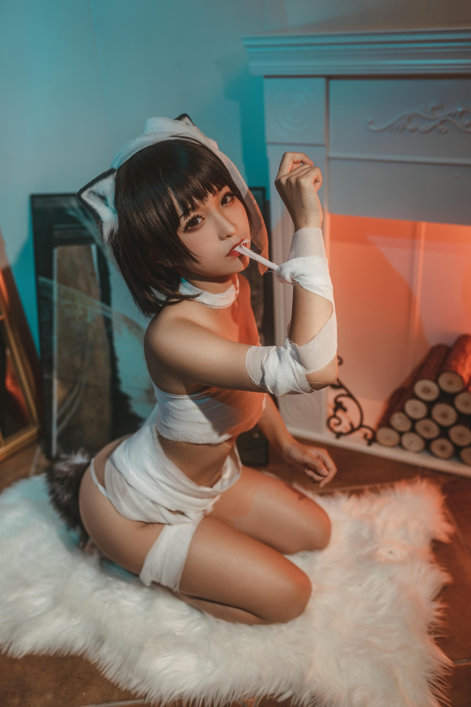 蠢沫沫 NO.054 绷带猫 [40P-559MB]_第1集