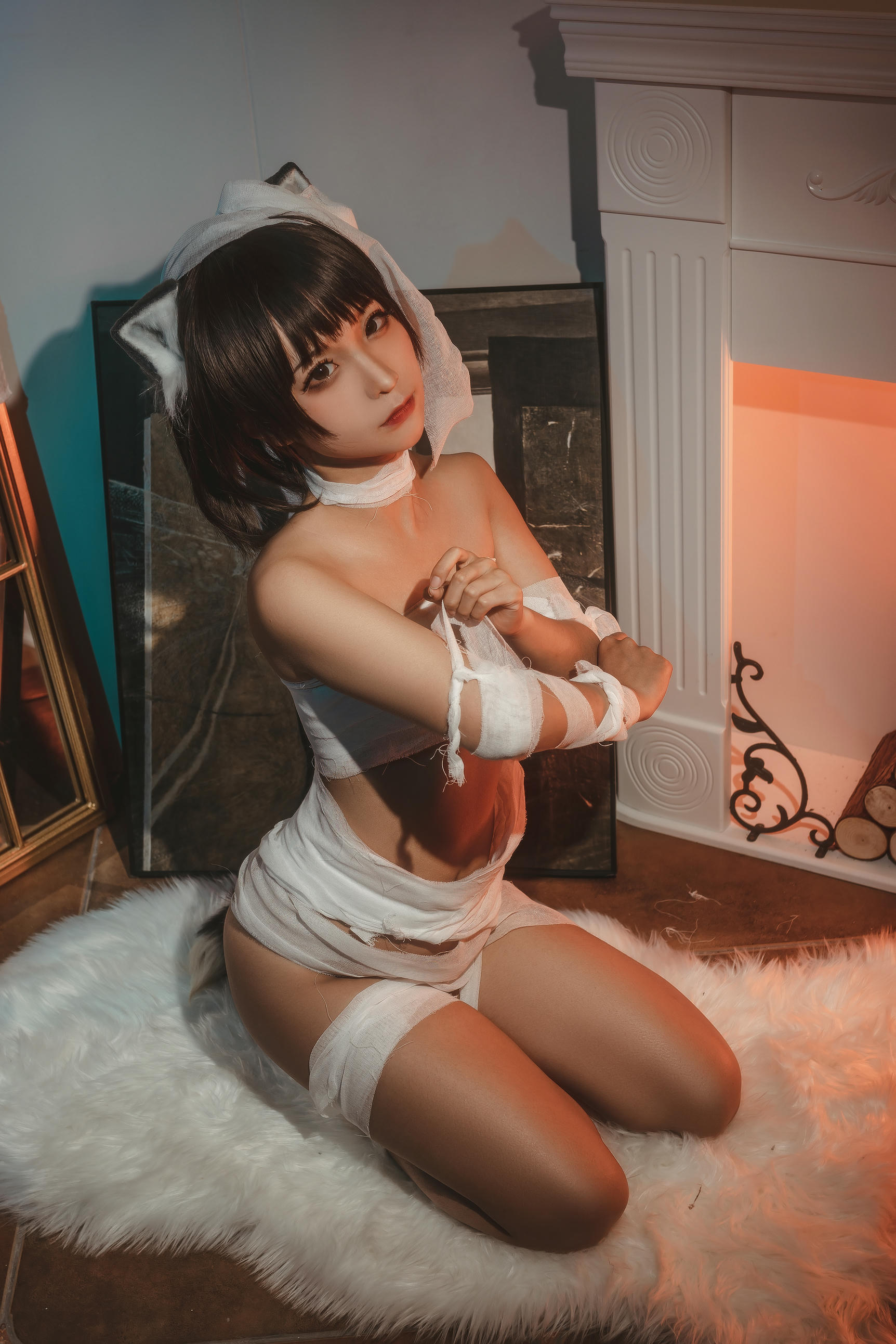 蠢沫沫 NO.054 绷带猫 [40P-559MB]_第1集