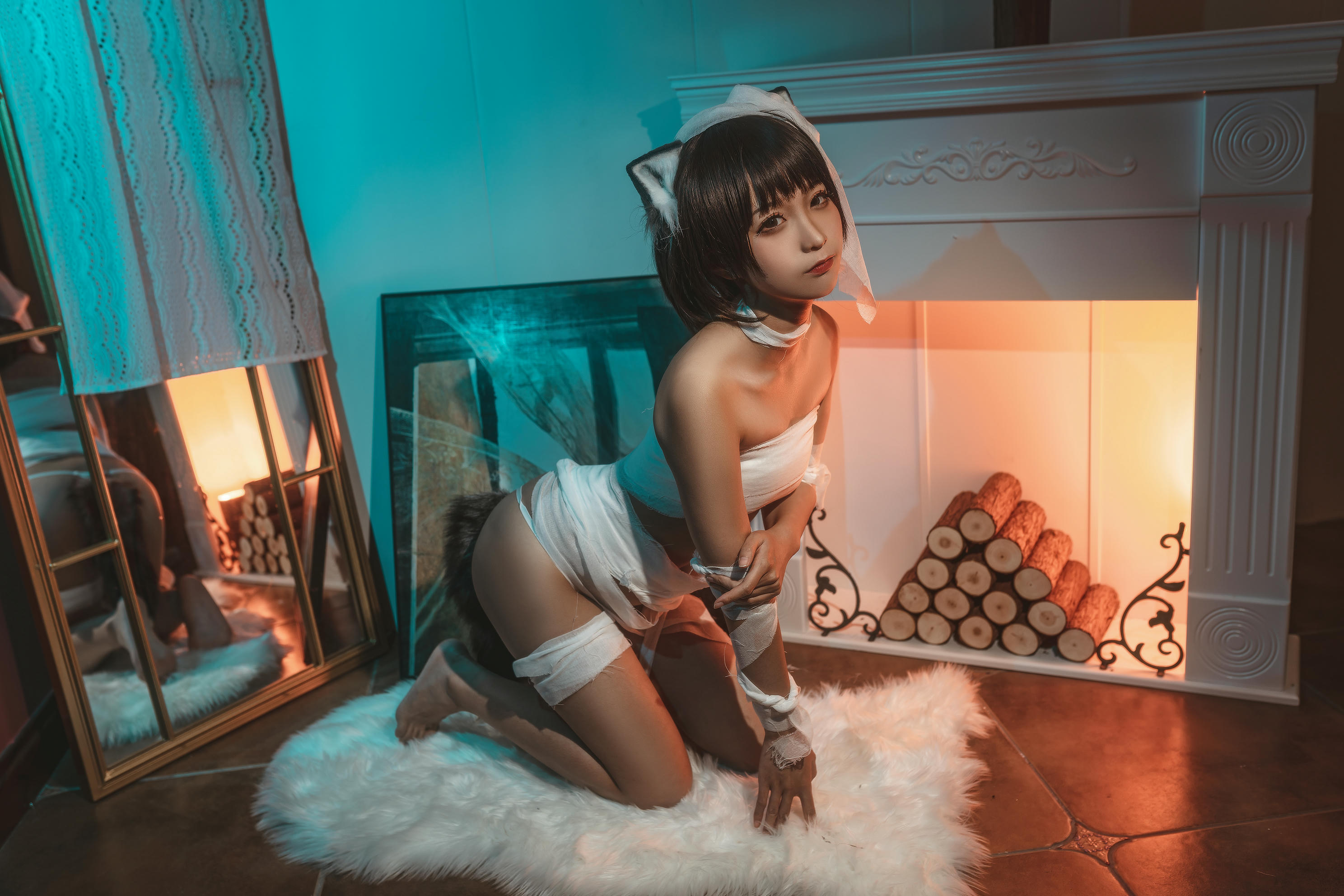 蠢沫沫 NO.054 绷带猫 [40P-559MB]_第1集