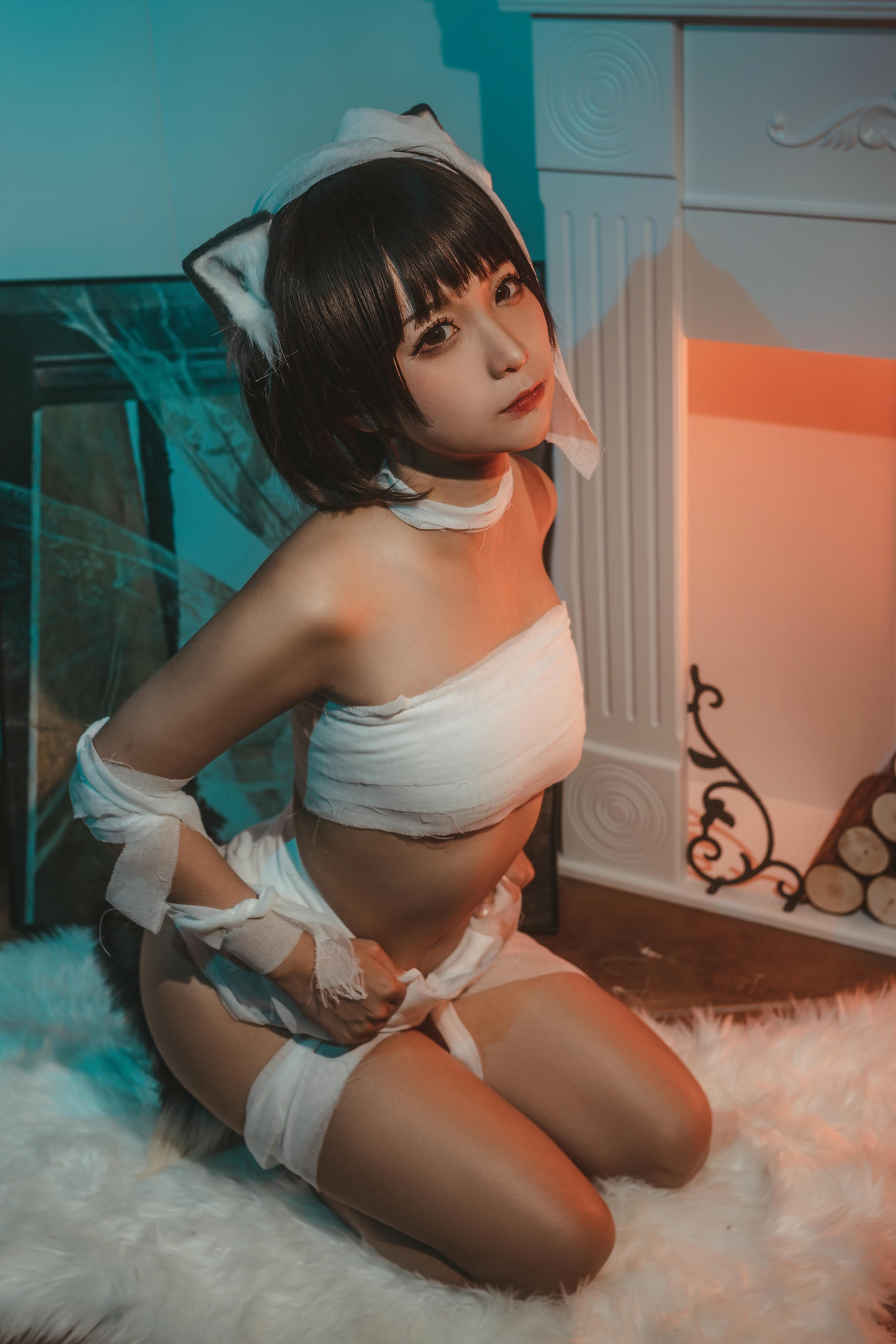 蠢沫沫 NO.054 绷带猫 [40P-559MB]_第1集