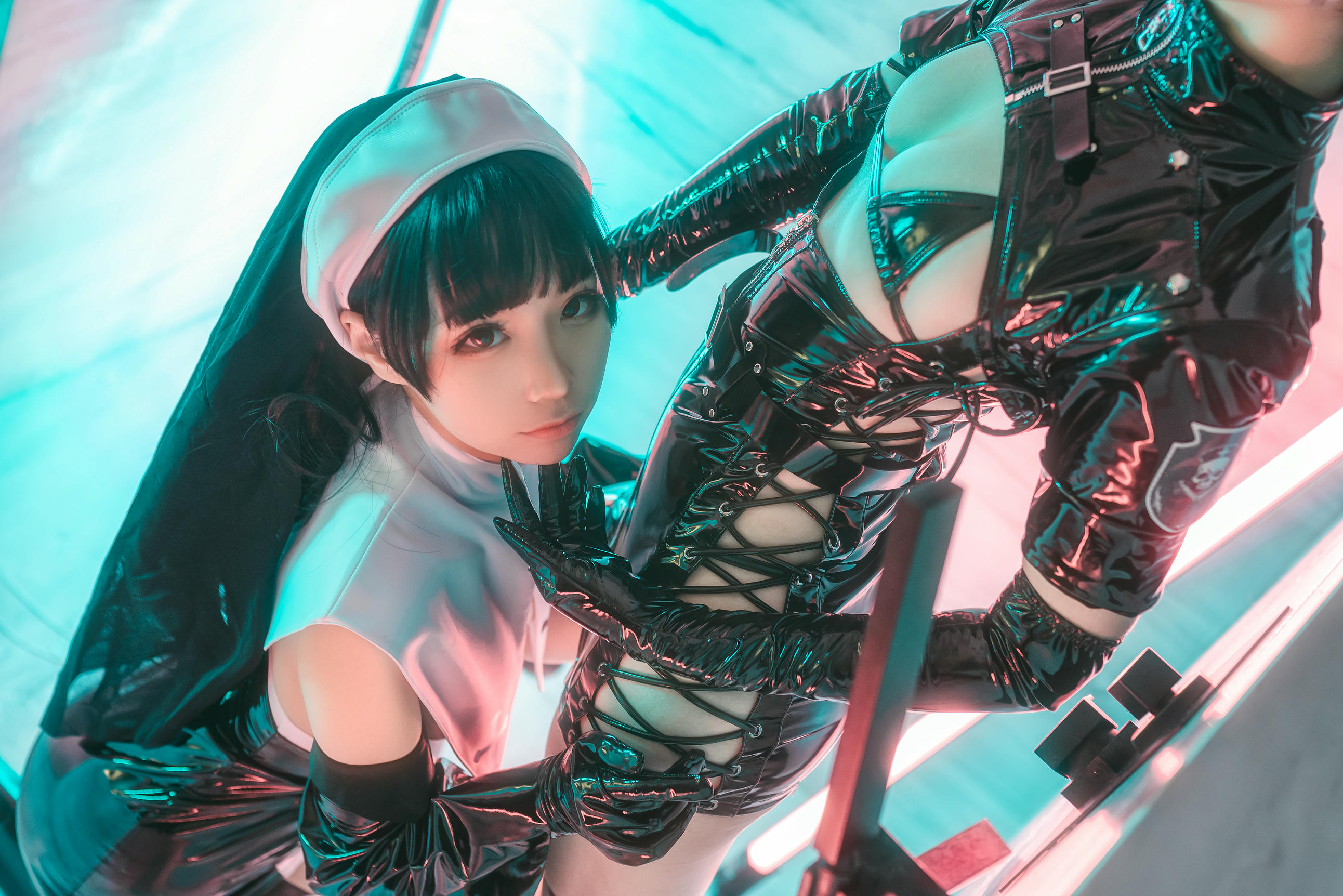 蠢沫沫 NO.071 修女×护士 [50P-1290MB]_第1集