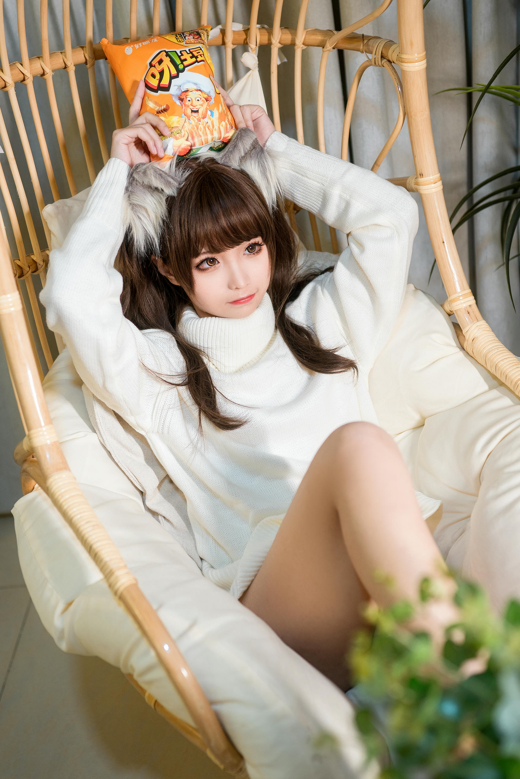 蠢沫沫 NO.009 白毛衣 [45P 421MB]_第1集