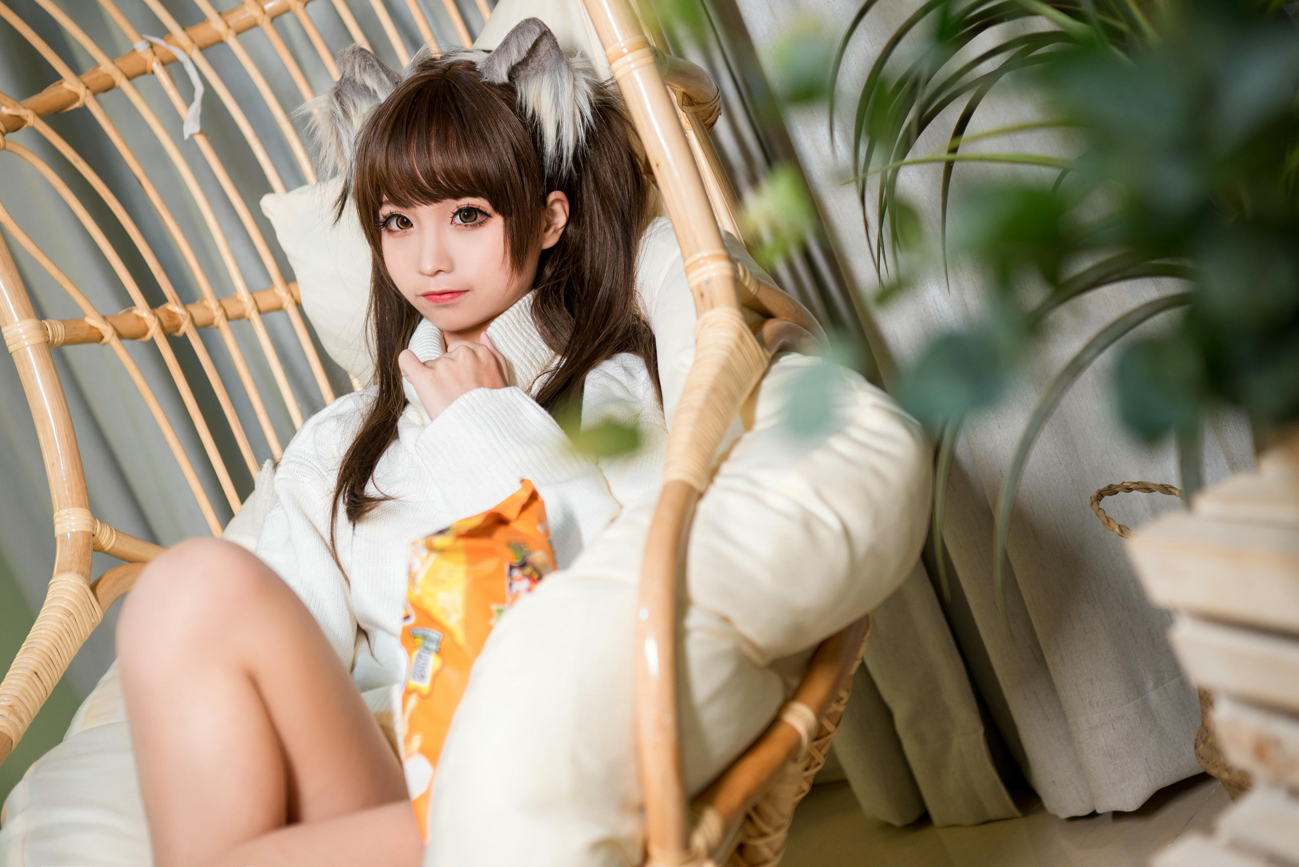 蠢沫沫 NO.009 白毛衣 [45P 421MB]_第1集