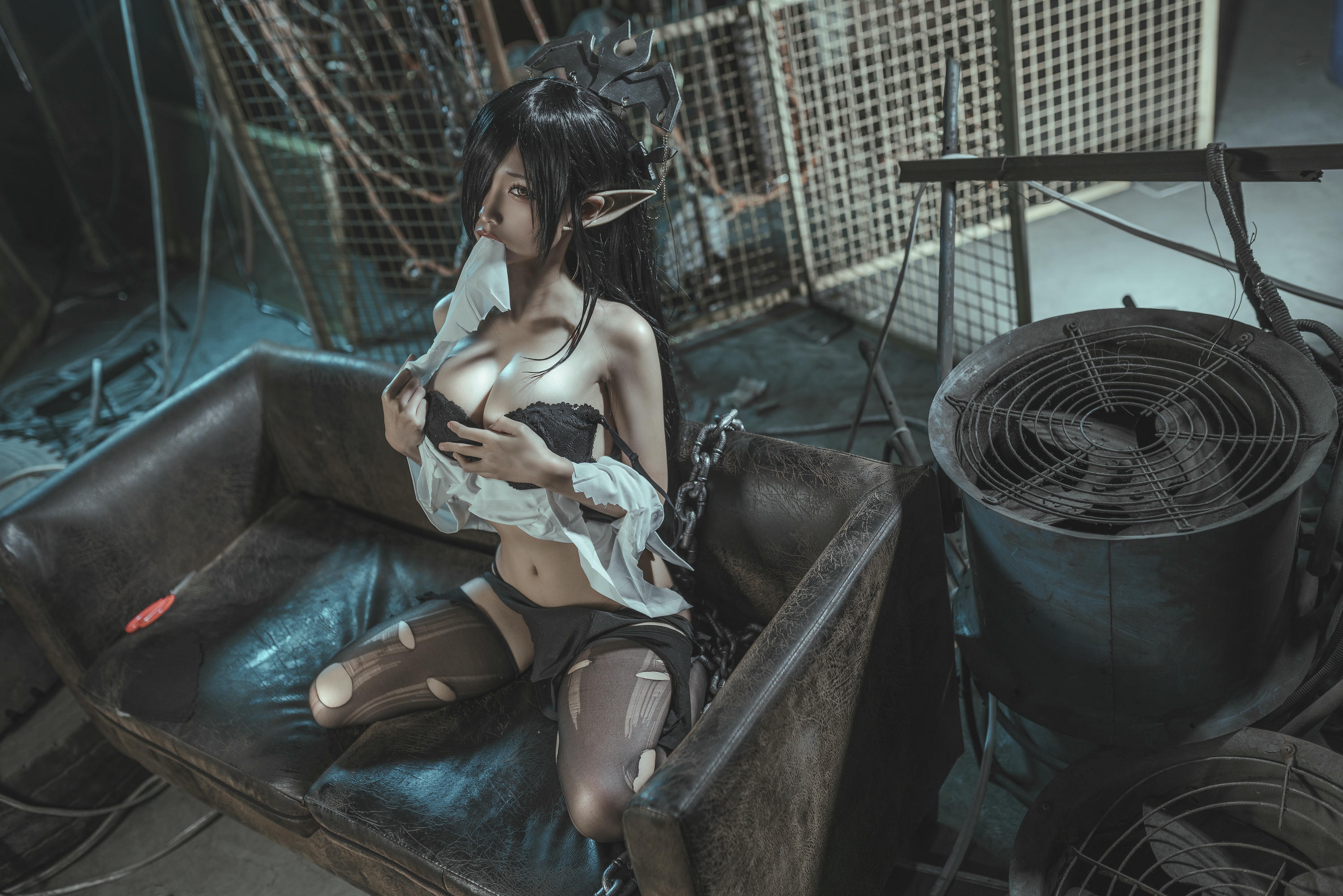 蠢沫沫 NO.093 黑兽 女王 [127P-613MB]-ol制服_第3集