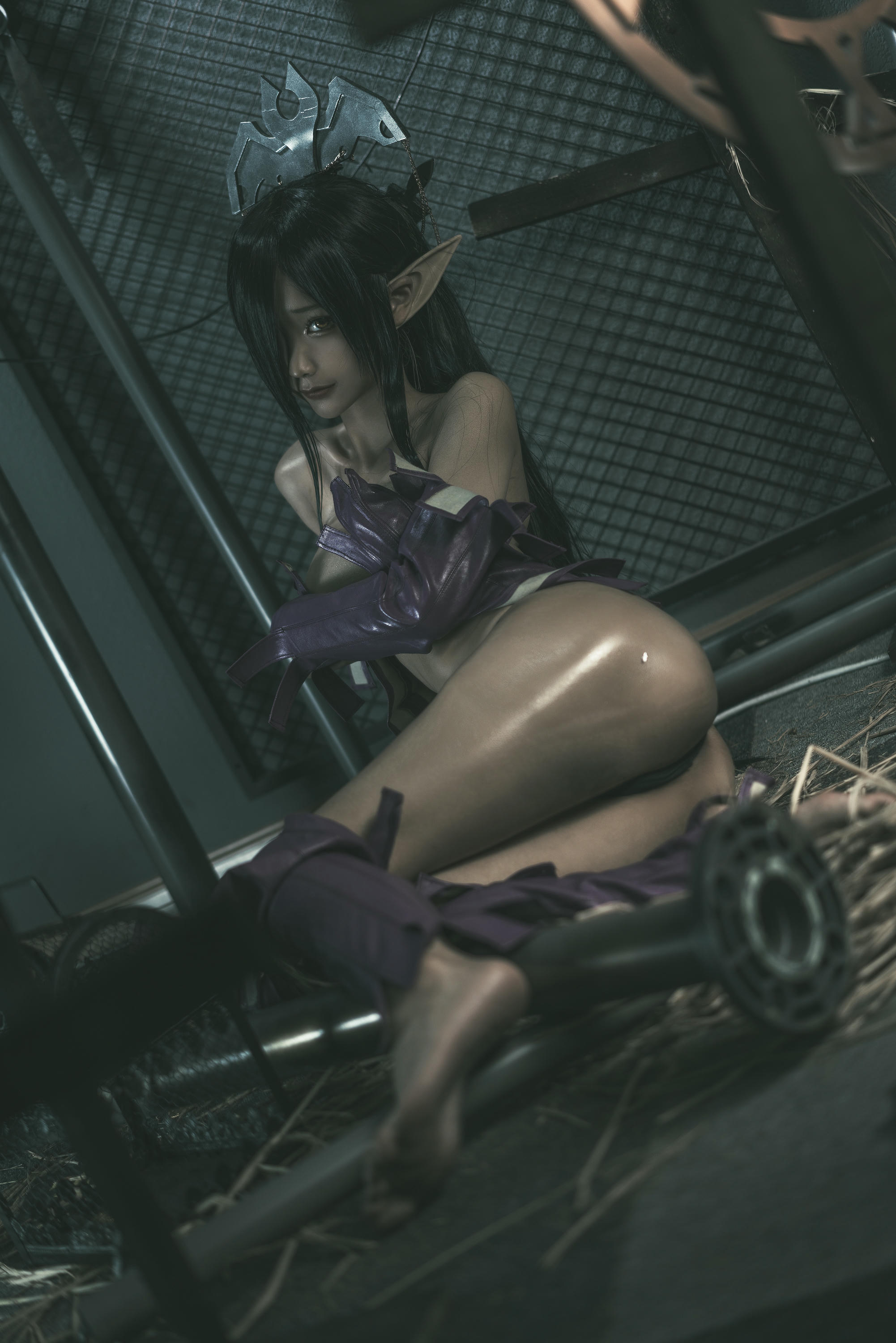 蠢沫沫 NO.093 黑兽 女王 [127P-613MB]-原设_第1集