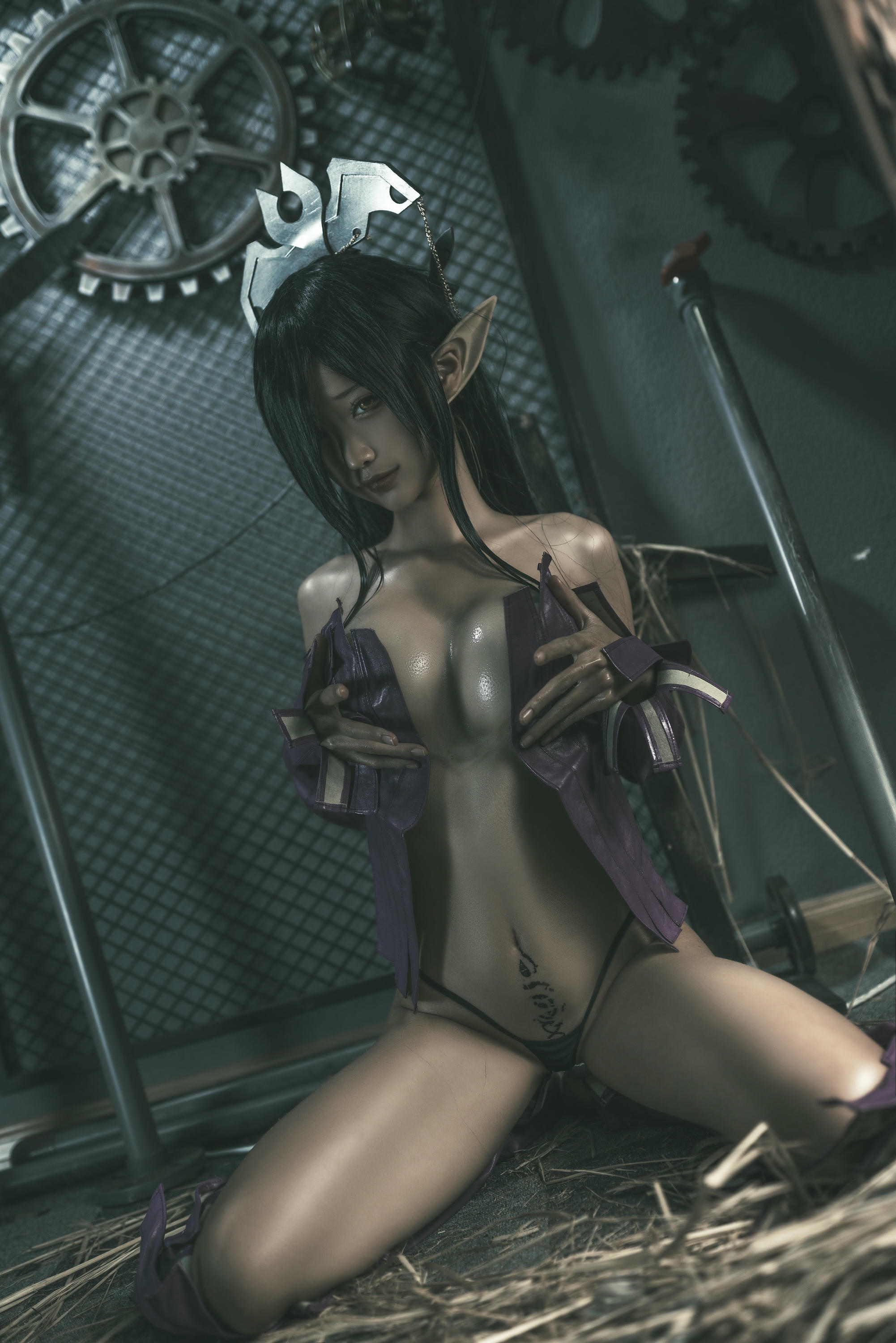 蠢沫沫 NO.093 黑兽 女王 [127P-613MB]-原设_第2集