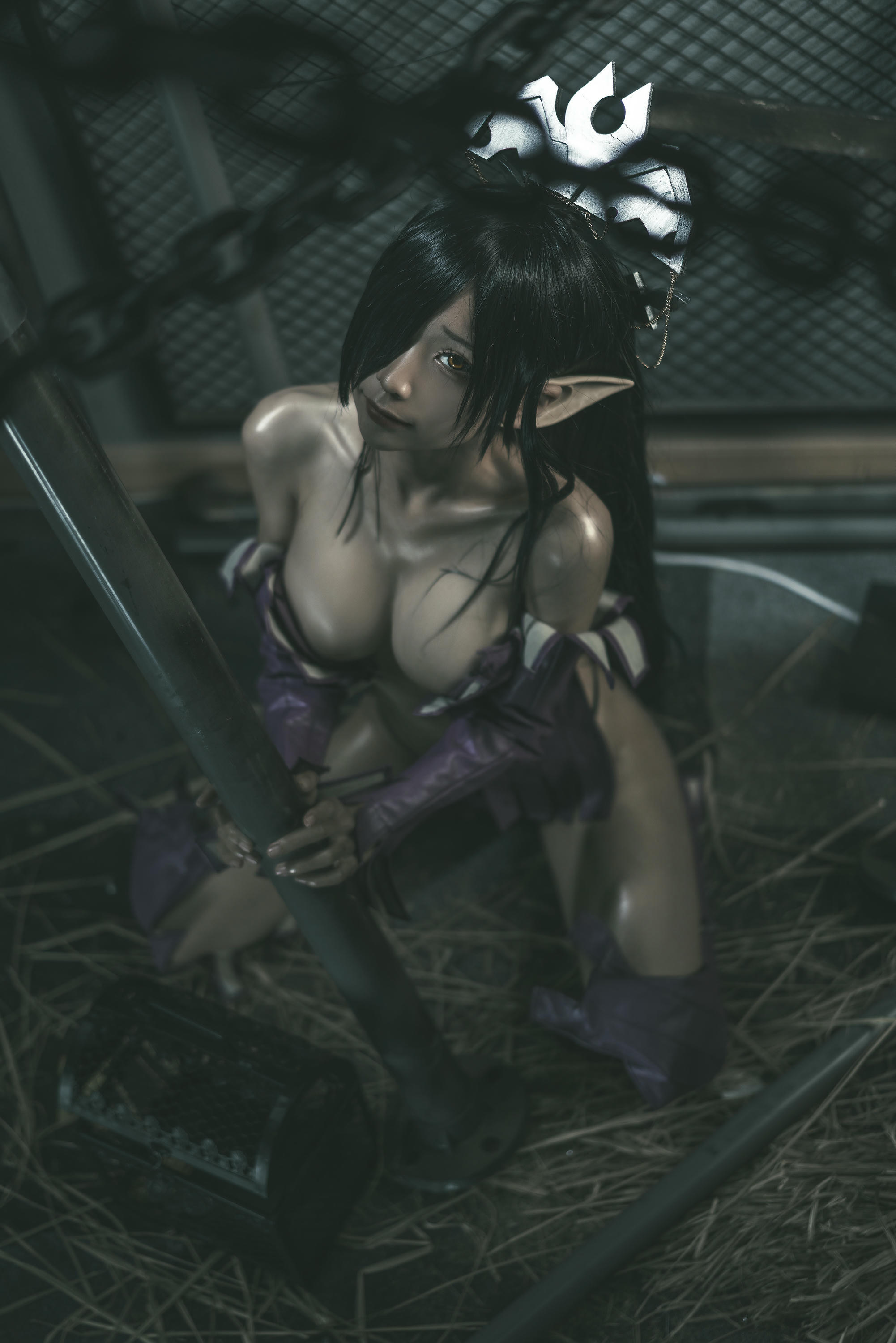 蠢沫沫 NO.093 黑兽 女王 [127P-613MB]-原设_第1集