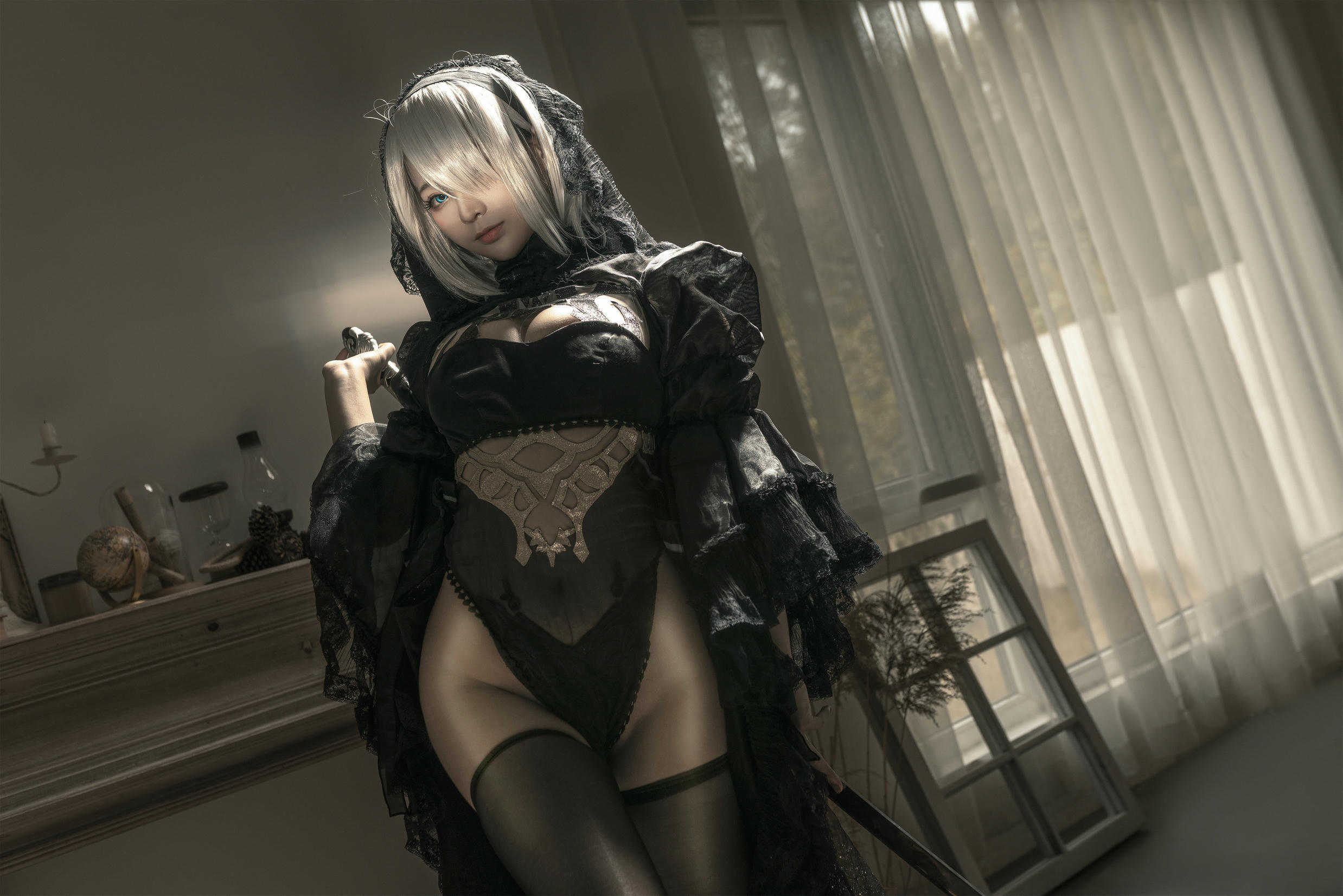 蠢沫沫 NO.097 尼尔纪元 黑花嫁 [20P-236MB]_第1集