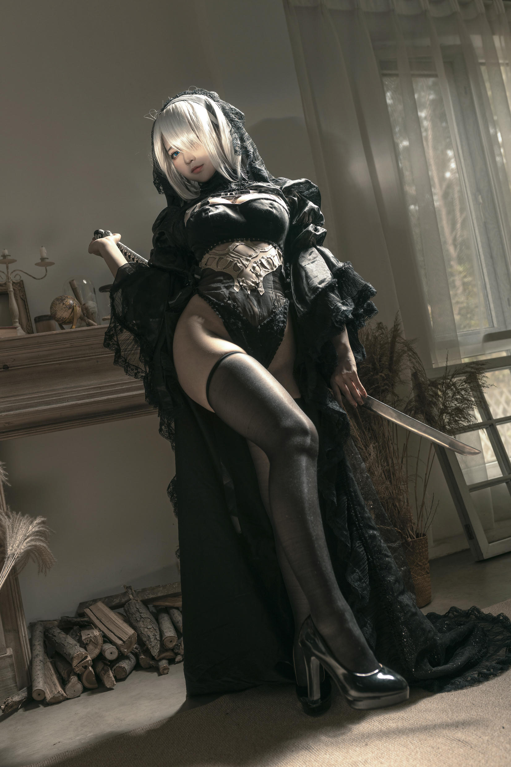 蠢沫沫 NO.097 尼尔纪元 黑花嫁 [20P-236MB]_第1集