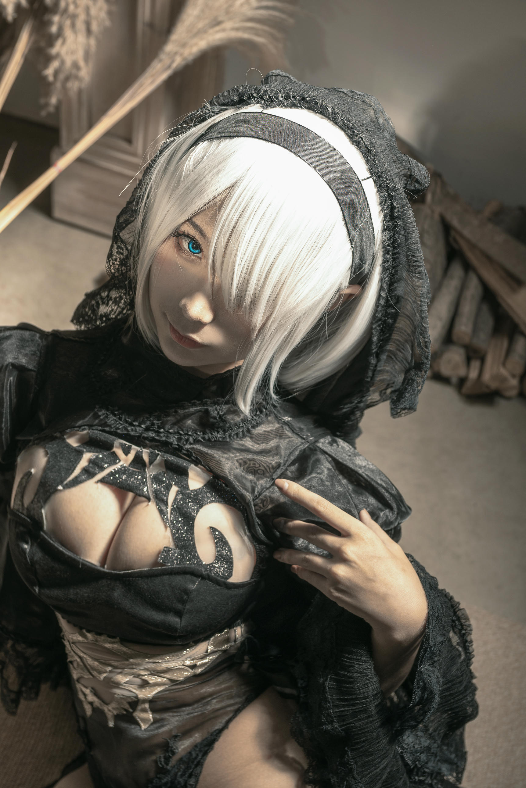 蠢沫沫 NO.097 尼尔纪元 黑花嫁 [20P-236MB]_第1集