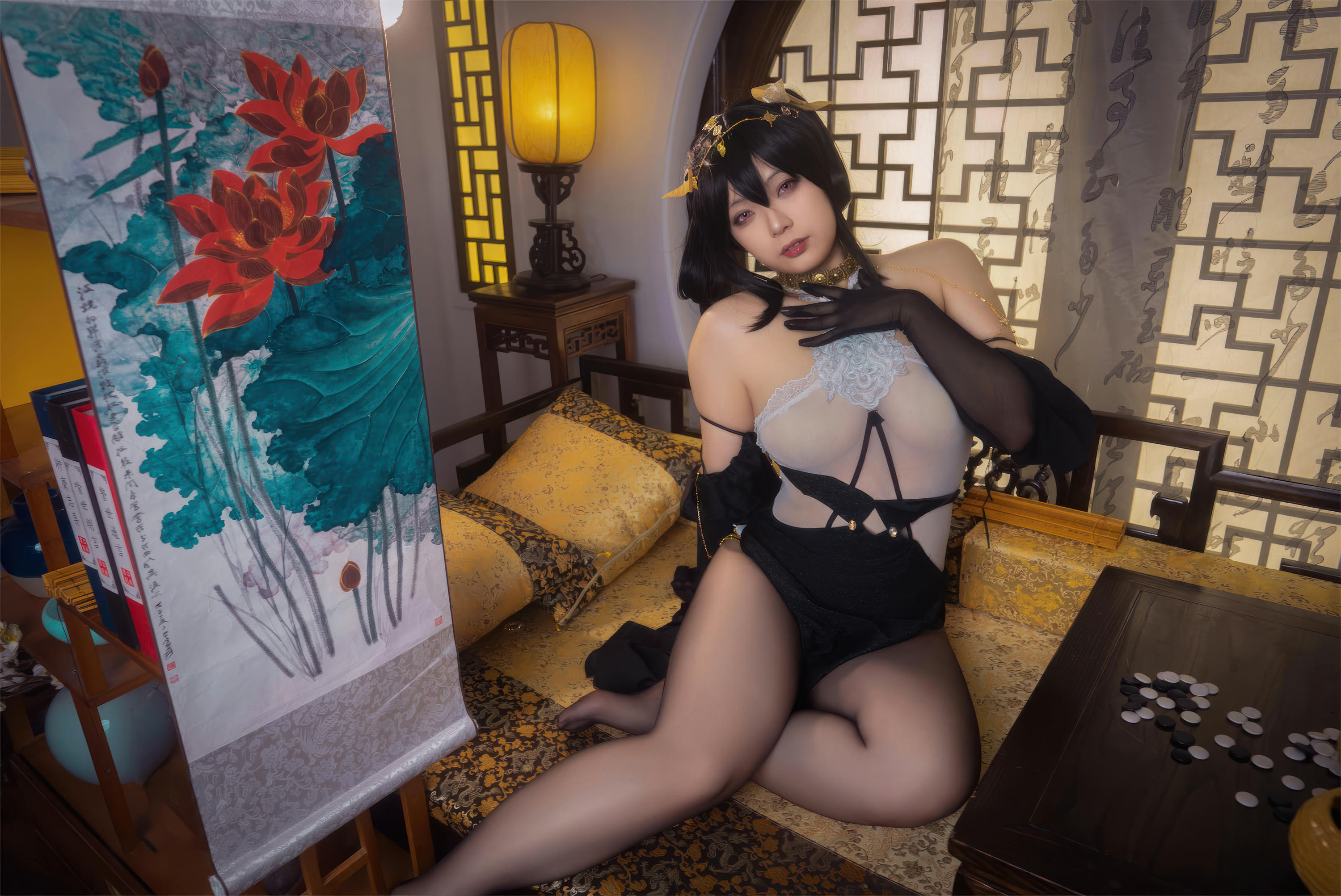 珟_珏Dita NO.006 碧蓝航线 镇海旗袍 [58P+2V／806MB]_第1集