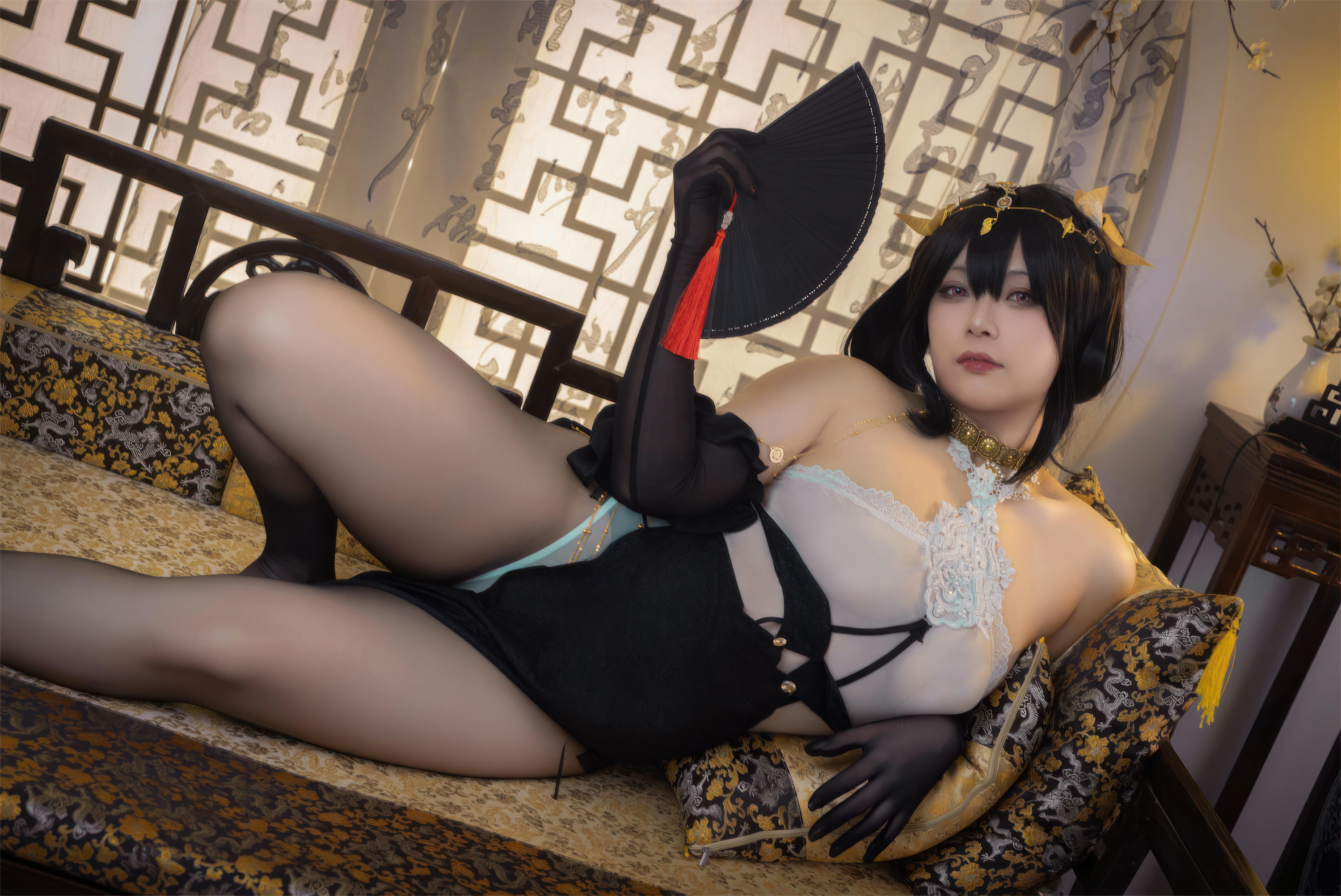 珟_珏Dita NO.006 碧蓝航线 镇海旗袍 [58P+2V／806MB]_第2集