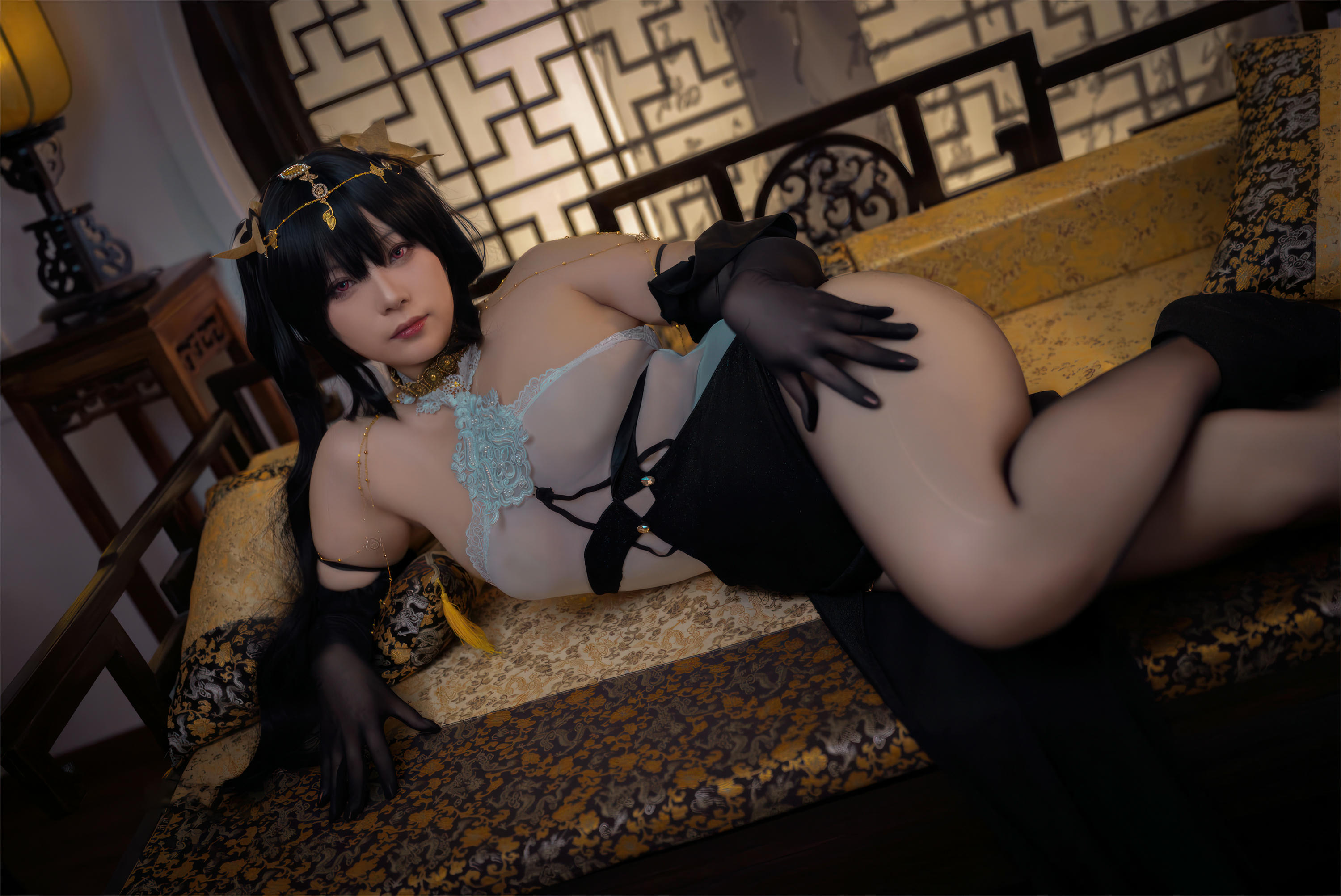 珟_珏Dita NO.006 碧蓝航线 镇海旗袍 [58P+2V／806MB]_第1集