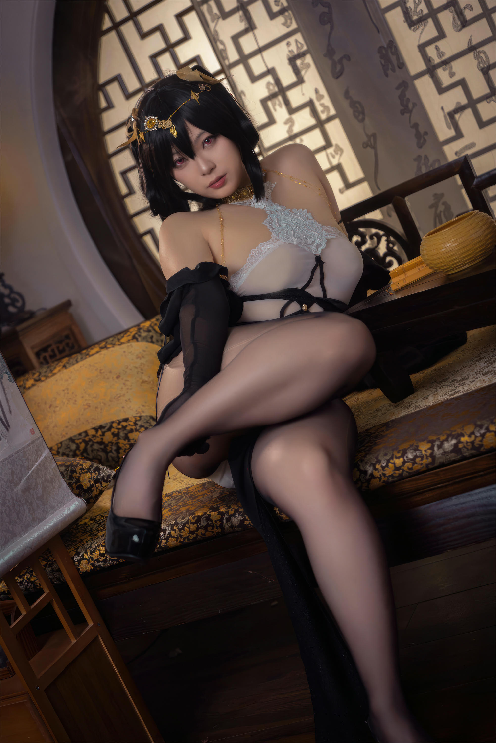 珟_珏Dita NO.006 碧蓝航线 镇海旗袍 [58P+2V／806MB]_第2集