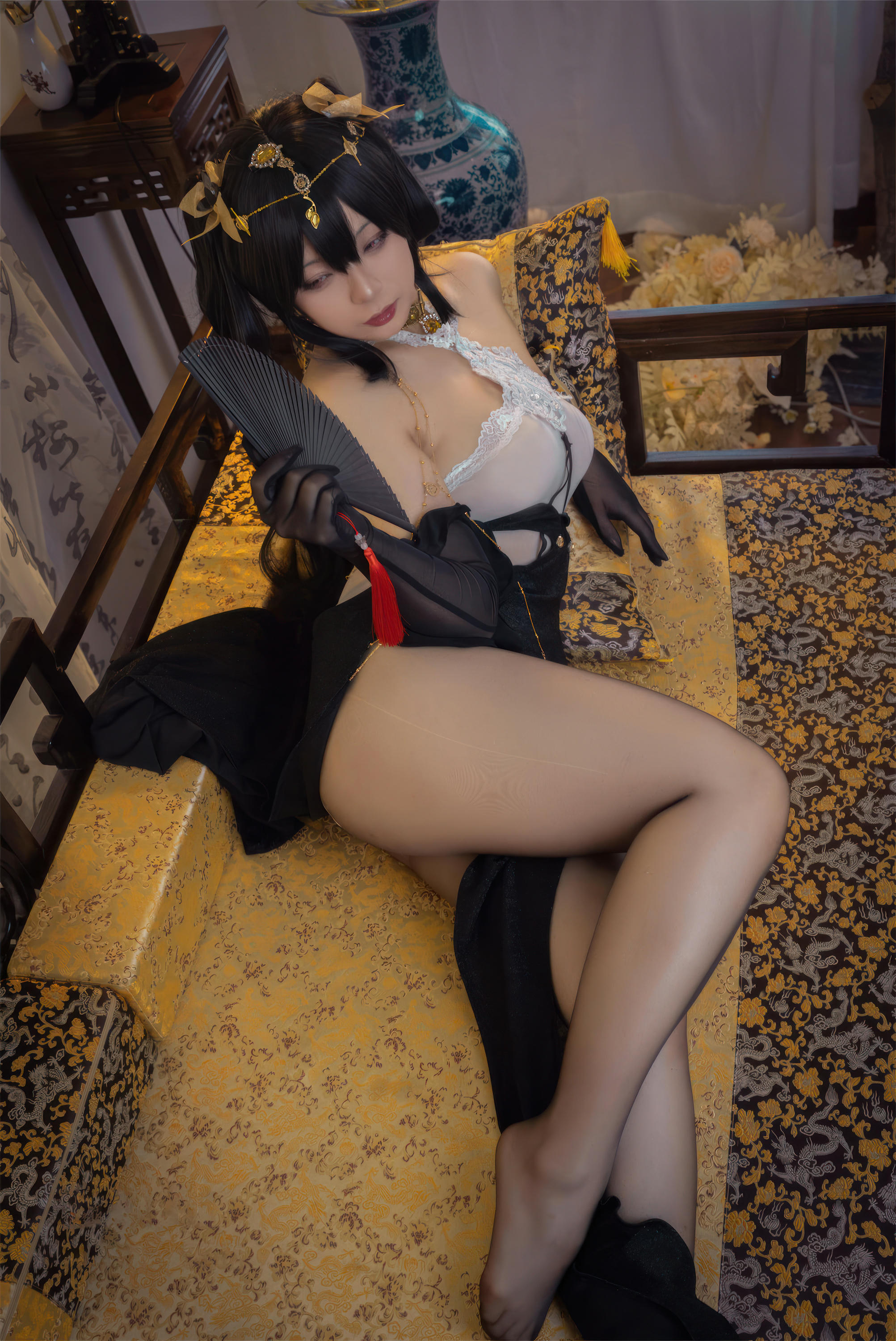 珟_珏Dita NO.006 碧蓝航线 镇海旗袍 [58P+2V／806MB]_第1集