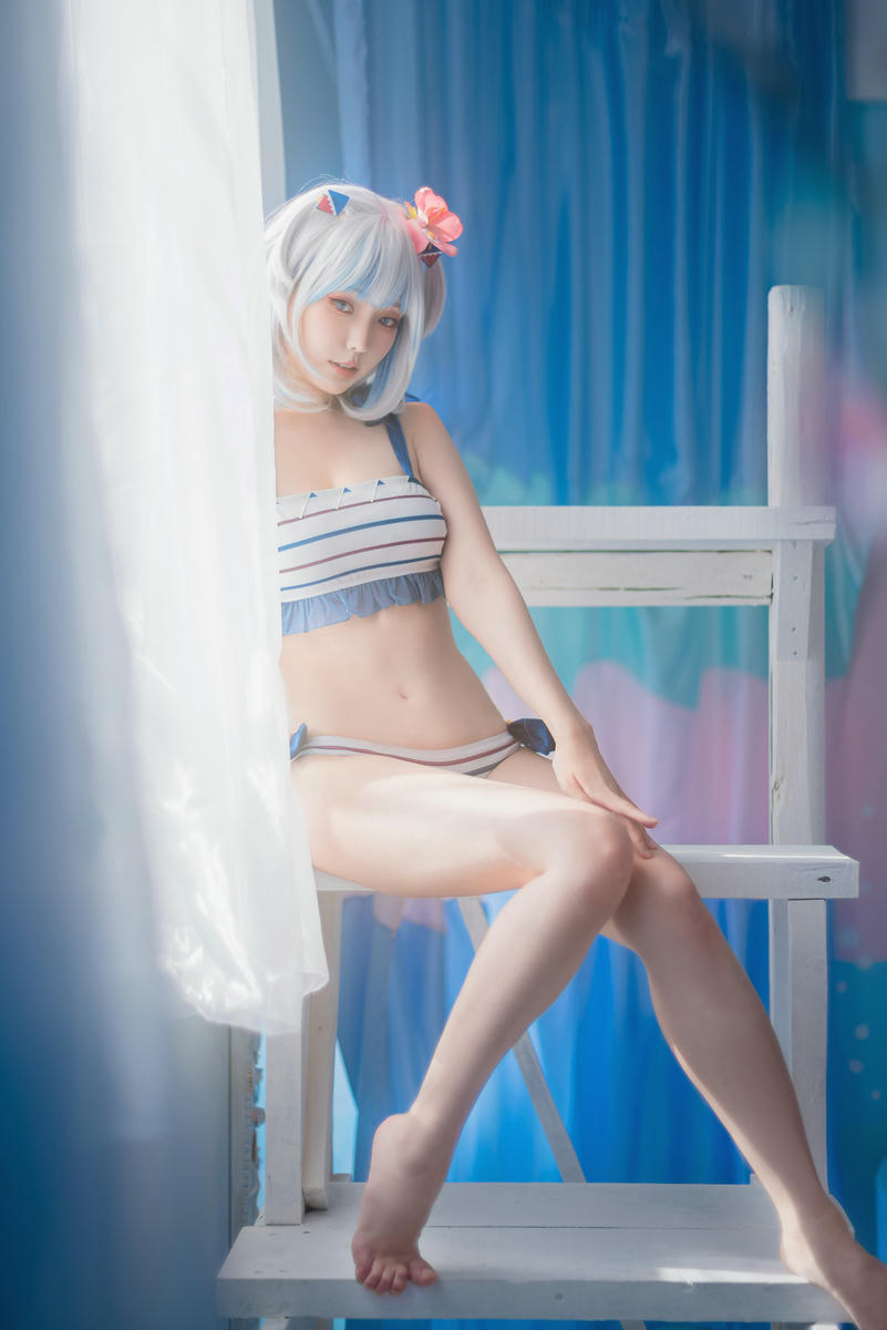 ElyEE子 NO.111 2022.June-T4 (4套+视频) [121P3V-303MB]-A- Gawr Gura Swimsuit_第1集