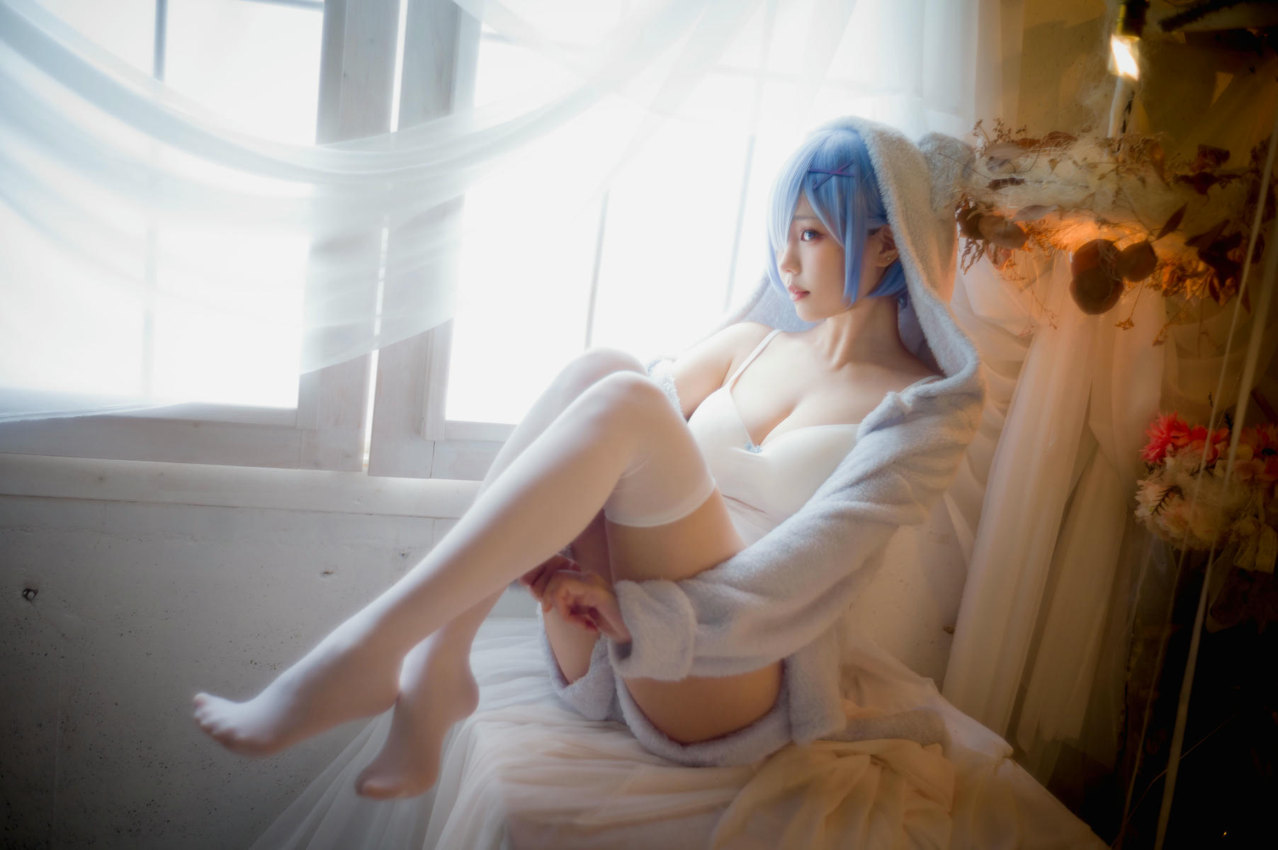 ElyEE子 NO.111 2022.June-T4 (4套+视频) [121P3V-303MB]-C- Rem Pajamas_第1集