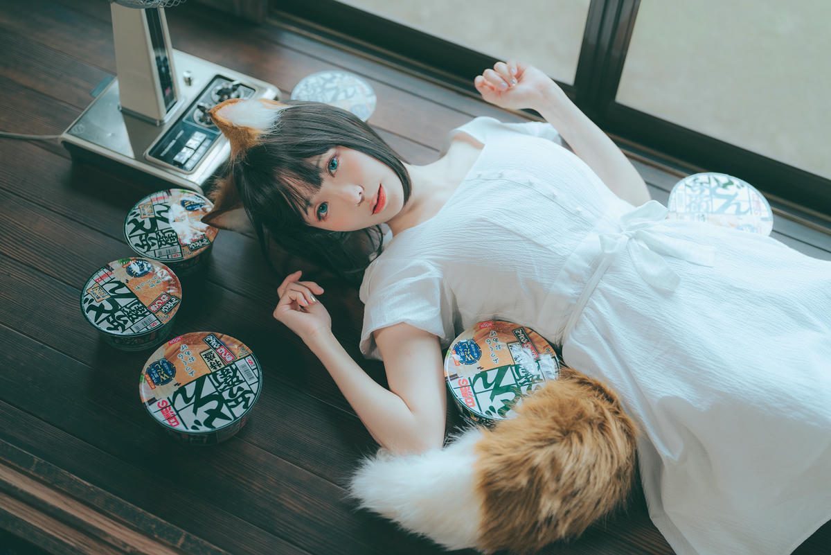 ElyEE子 NO.128 23.July B-Dongitsune White dress 白洋裝狐少女[59P-2V-167M]_第1集