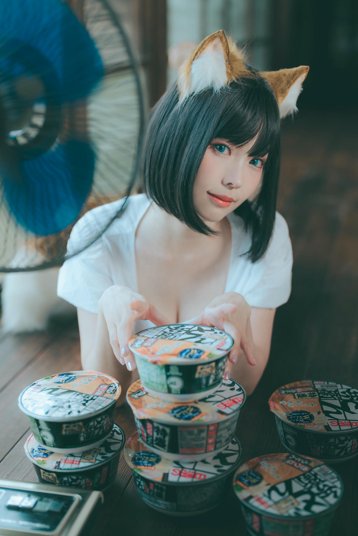 ElyEE子 NO.128 23.July B-Dongitsune White dress 白洋裝狐少女[59P-2V-167M]_第2集