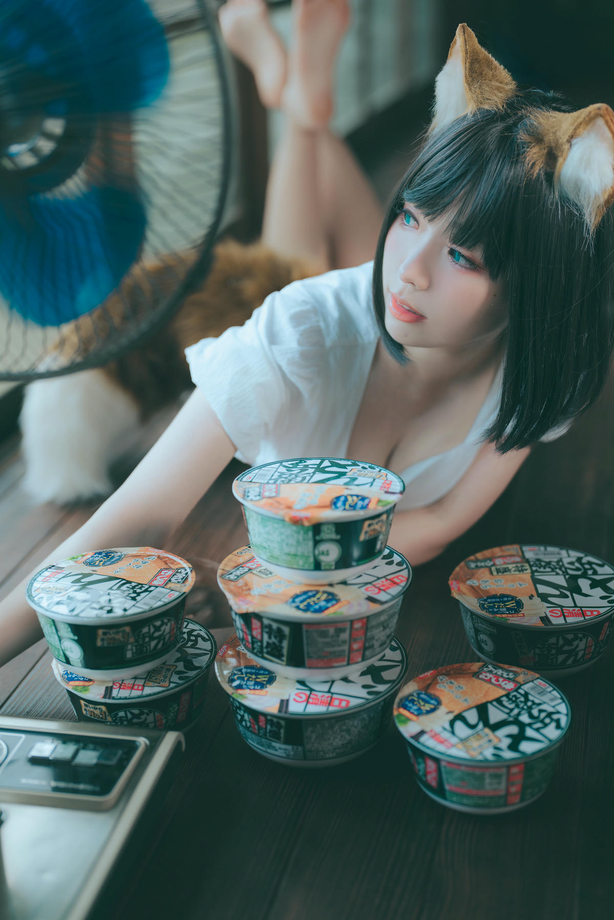 ElyEE子 NO.128 23.July B-Dongitsune White dress 白洋裝狐少女[59P-2V-167M]_第2集