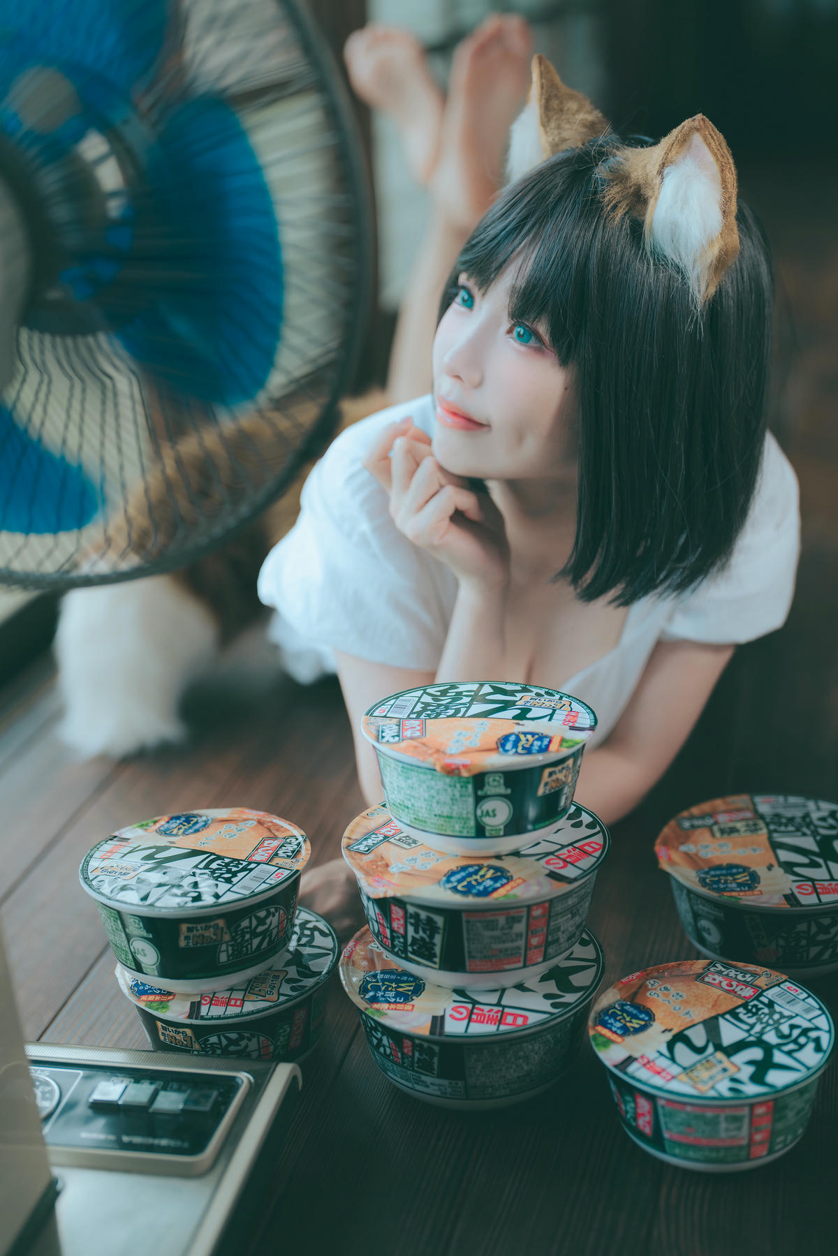 ElyEE子 NO.128 23.July B-Dongitsune White dress 白洋裝狐少女[59P-2V-167M]_第2集