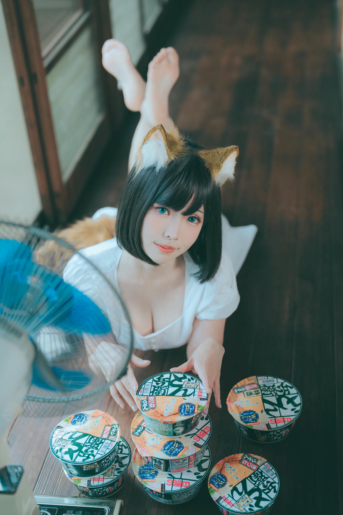 ElyEE子 NO.128 23.July B-Dongitsune White dress 白洋裝狐少女[59P-2V-167M]_第2集