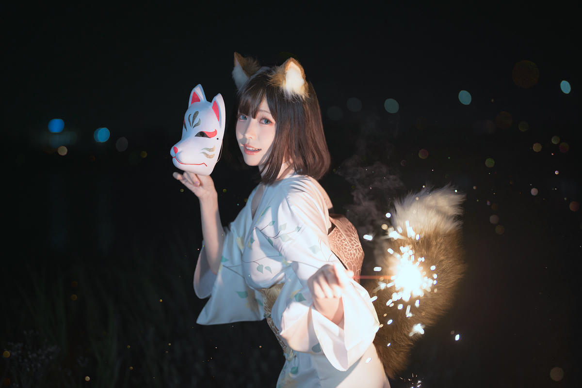 ElyEE子 NO.129 23.July C-Dongitsune Yukata 浴衣狐[26P-1V-132.1M]_第2集