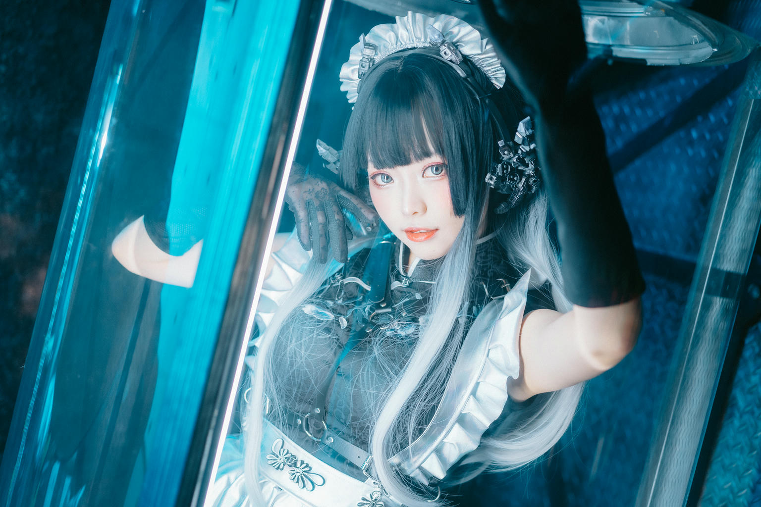 ElyEE子 NO.131 賽博女仆Melanite黑榴石[30P-102.6M]_第2集