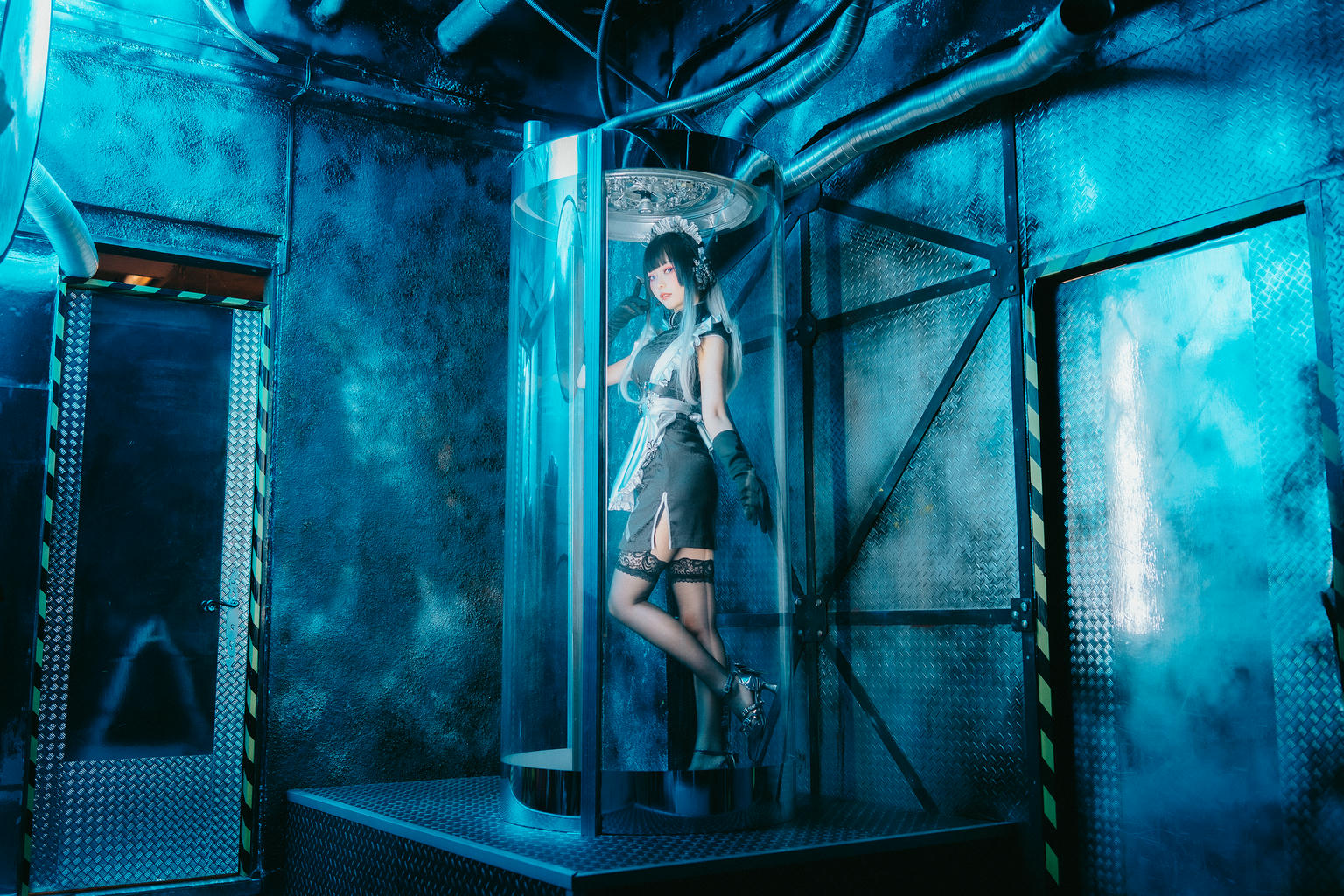 ElyEE子 NO.131 賽博女仆Melanite黑榴石[30P-102.6M]_第1集