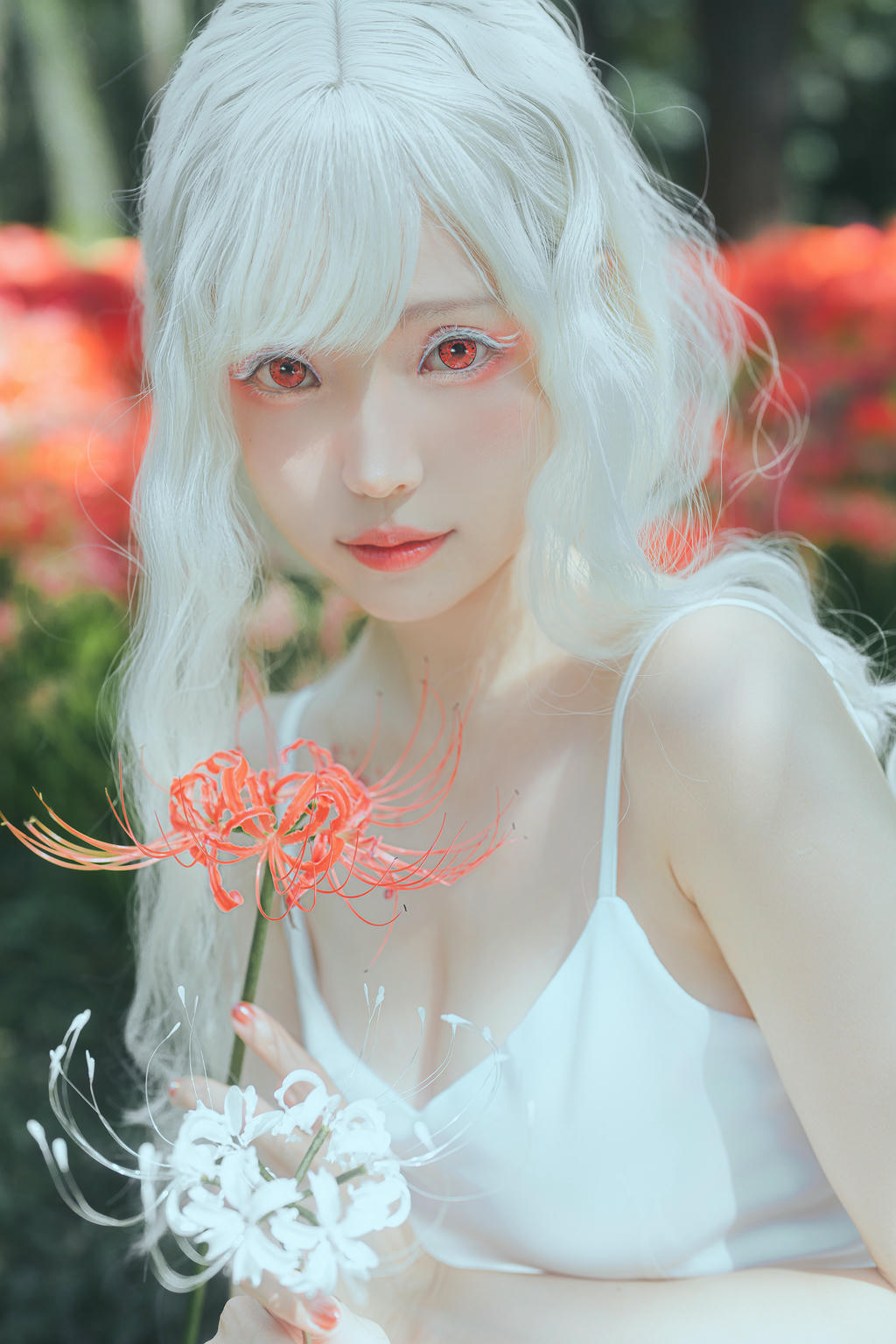 ElyEE子 NO.136 23年10月订阅 [86P2V-302MB]-B-White spider lily 白瓷彼岸 [27P-83MB]_第1集