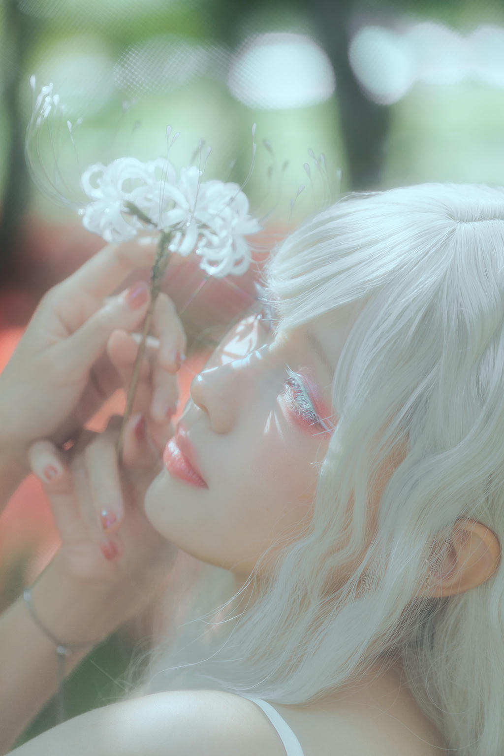 ElyEE子 NO.136 23年10月订阅 [86P2V-302MB]-B-White spider lily 白瓷彼岸 [27P-83MB]_第1集