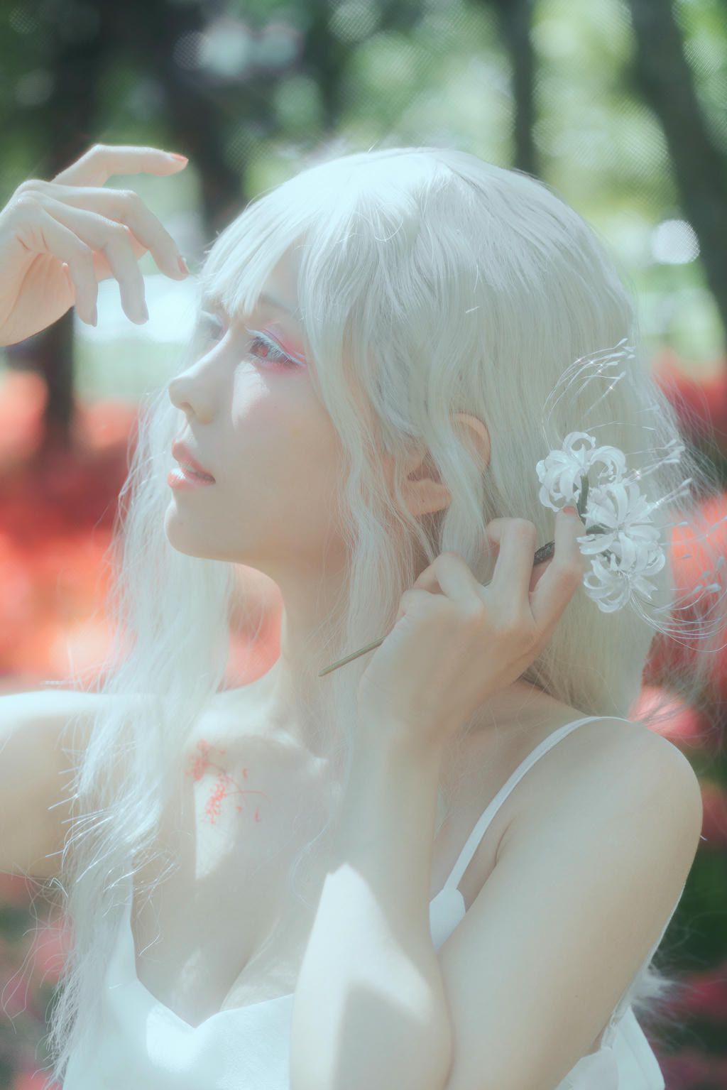 ElyEE子 NO.136 23年10月订阅 [86P2V-302MB]-B-White spider lily 白瓷彼岸 [27P-83MB]_第1集