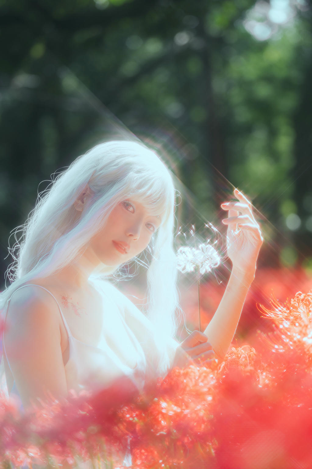 ElyEE子 NO.136 23年10月订阅 [86P2V-302MB]-B-White spider lily 白瓷彼岸 [27P-83MB]_第2集