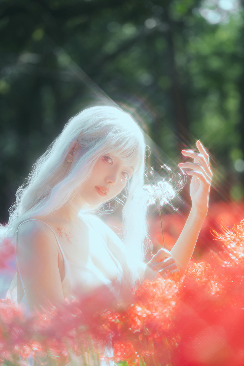 ElyEE子 NO.136 23年10月订阅 [86P2V-302MB]-B-White spider lily 白瓷彼岸 [27P-83MB]_第2集