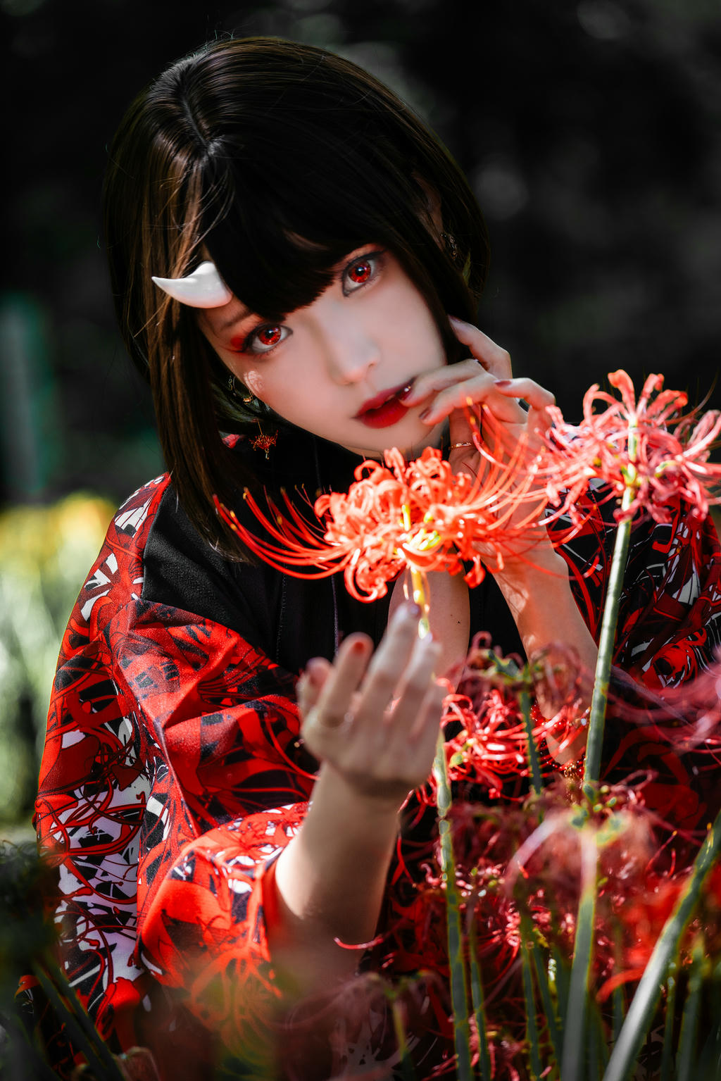 ElyEE子 NO.136 23年10月订阅 [86P2V-302MB]-C-Red Higanbana 殷紅彼岸 [36P-125MB]_第1集