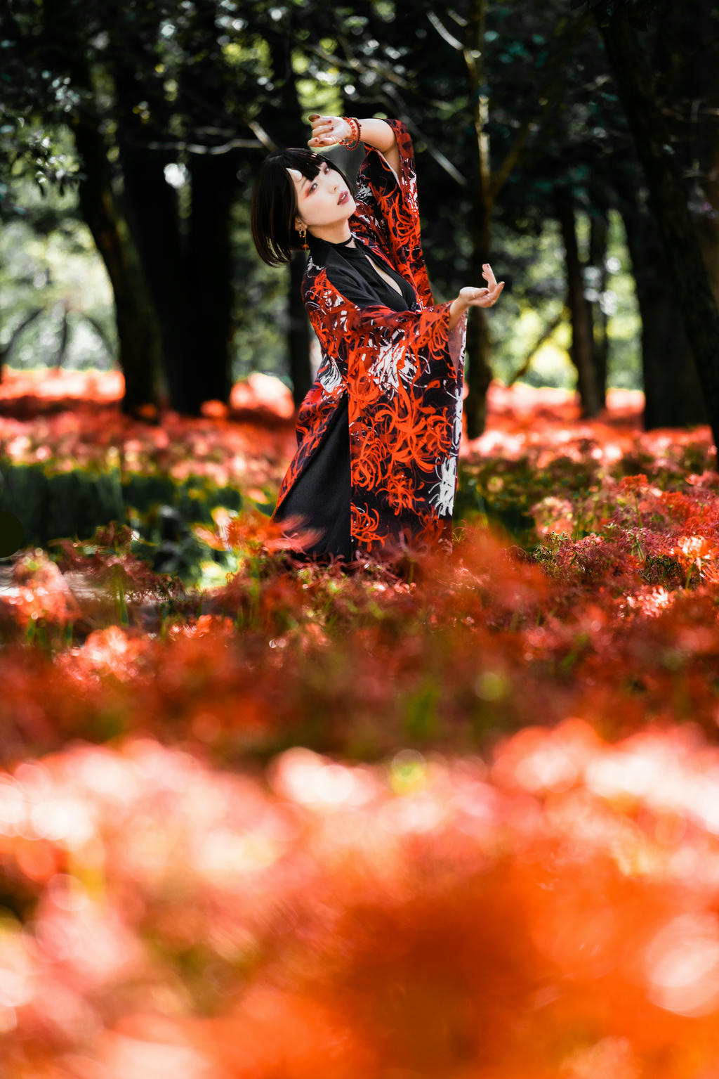 ElyEE子 NO.136 23年10月订阅 [86P2V-302MB]-C-Red Higanbana 殷紅彼岸 [36P-125MB]_第1集