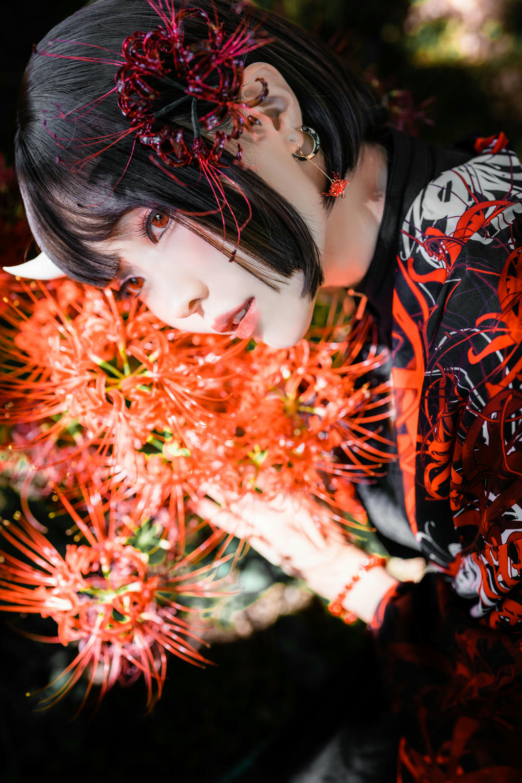 ElyEE子 NO.136 23年10月订阅 [86P2V-302MB]-C-Red Higanbana 殷紅彼岸 [36P-125MB]_第2集