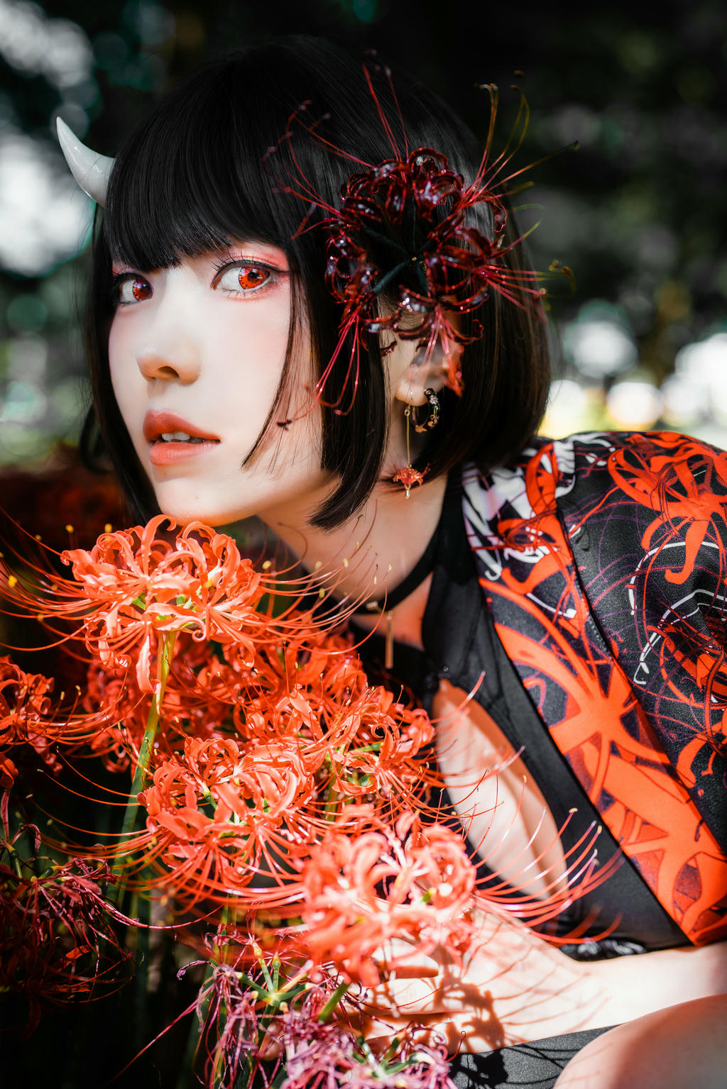 ElyEE子 NO.136 23年10月订阅 [86P2V-302MB]-C-Red Higanbana 殷紅彼岸 [36P-125MB]_第2集