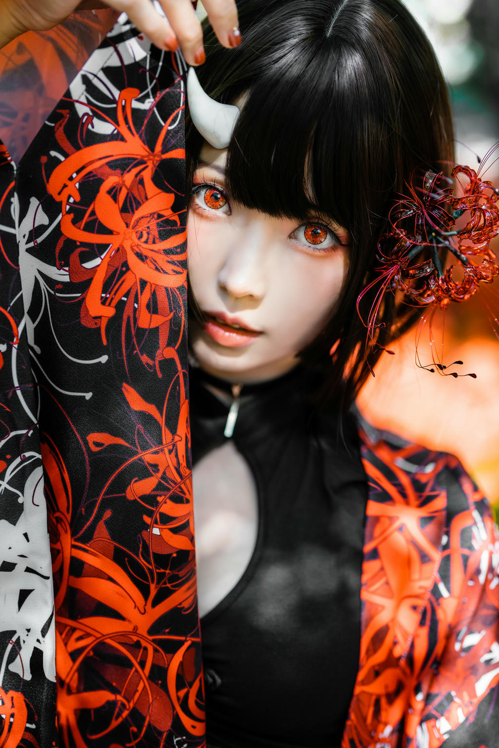 ElyEE子 NO.136 23年10月订阅 [86P2V-302MB]-C-Red Higanbana 殷紅彼岸 [36P-125MB]_第2集