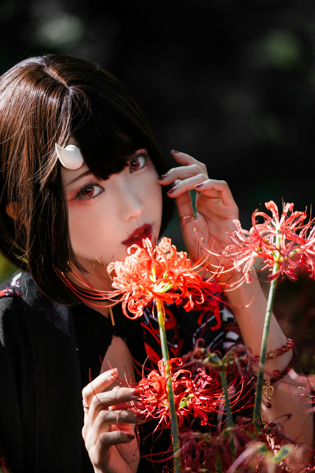 ElyEE子 NO.136 23年10月订阅 [86P2V-302MB]-C-Red Higanbana 殷紅彼岸 [36P-125MB]_第1集