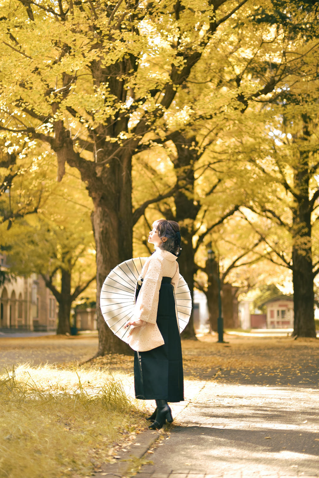 ElyEE子 NO.137 23年11月订阅 [82P5V-311MB]-Ginkgo Hakama_第1集