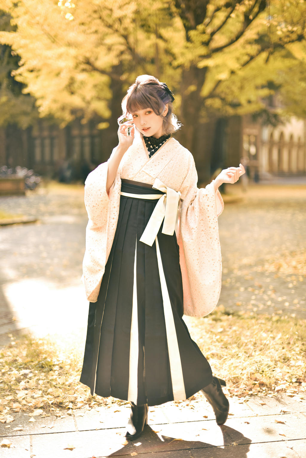 ElyEE子 NO.137 23年11月订阅 [82P5V-311MB]-Ginkgo Hakama_第1集