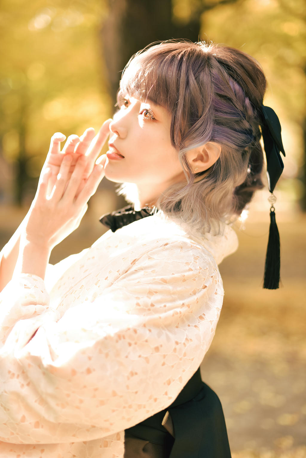 ElyEE子 NO.137 23年11月订阅 [82P5V-311MB]-Ginkgo Hakama_第1集