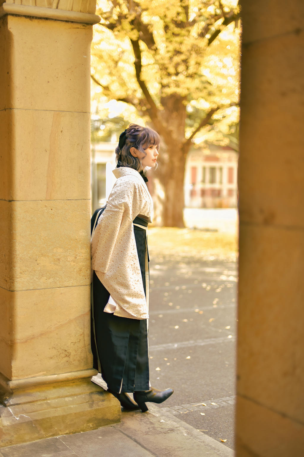 ElyEE子 NO.137 23年11月订阅 [82P5V-311MB]-Ginkgo Hakama_第2集