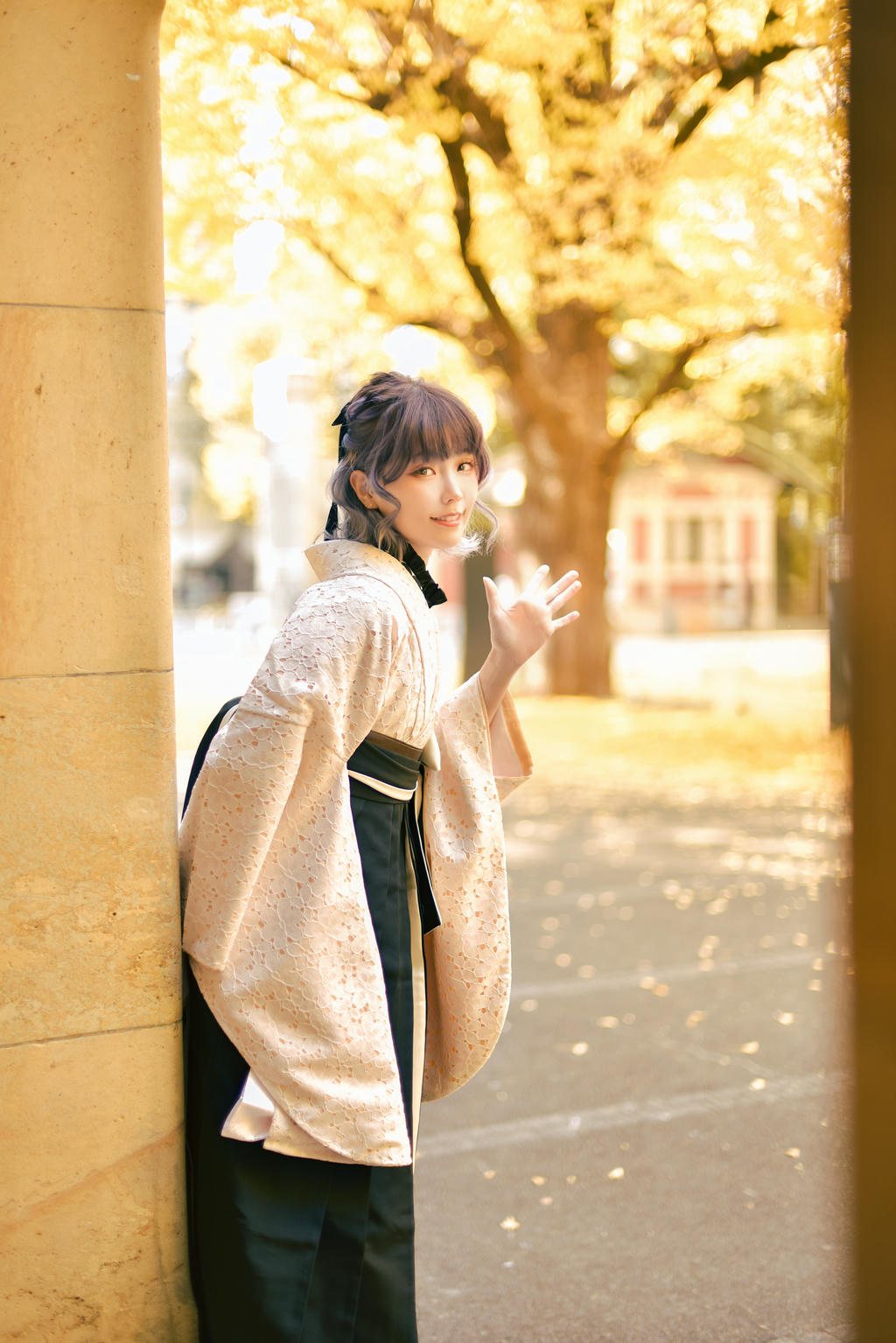 ElyEE子 NO.137 23年11月订阅 [82P5V-311MB]-Ginkgo Hakama_第2集