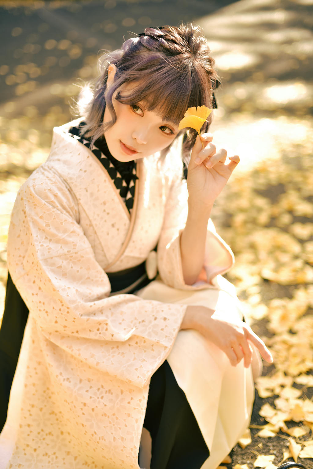 ElyEE子 NO.137 23年11月订阅 [82P5V-311MB]-Ginkgo Hakama_第2集