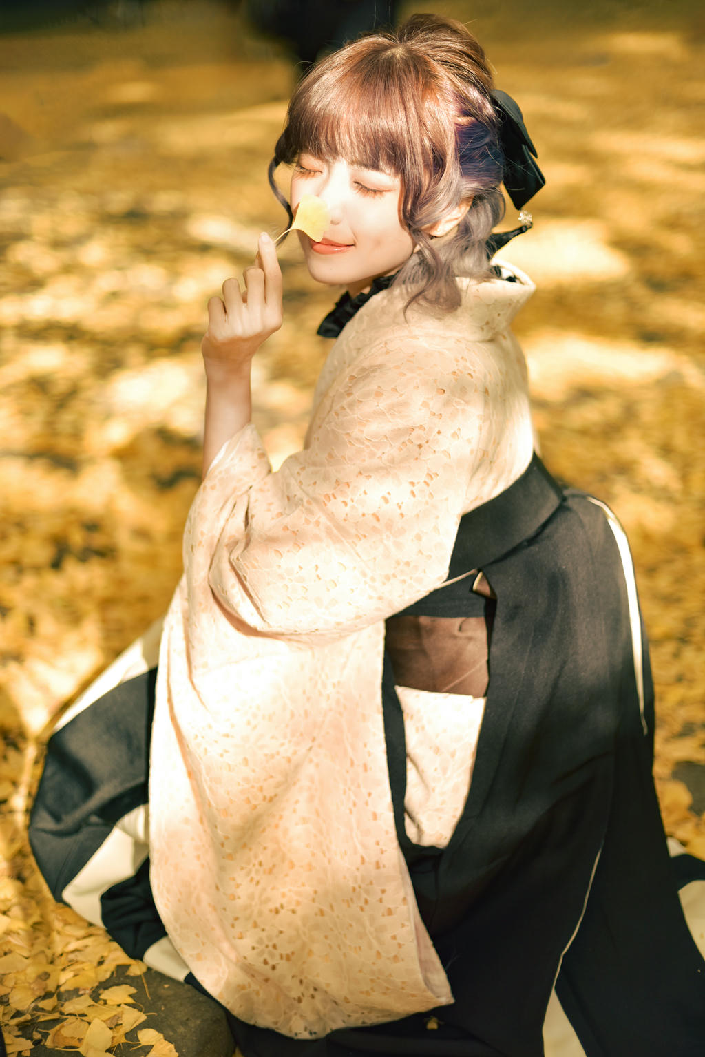 ElyEE子 NO.137 23年11月订阅 [82P5V-311MB]-Ginkgo Hakama_第2集