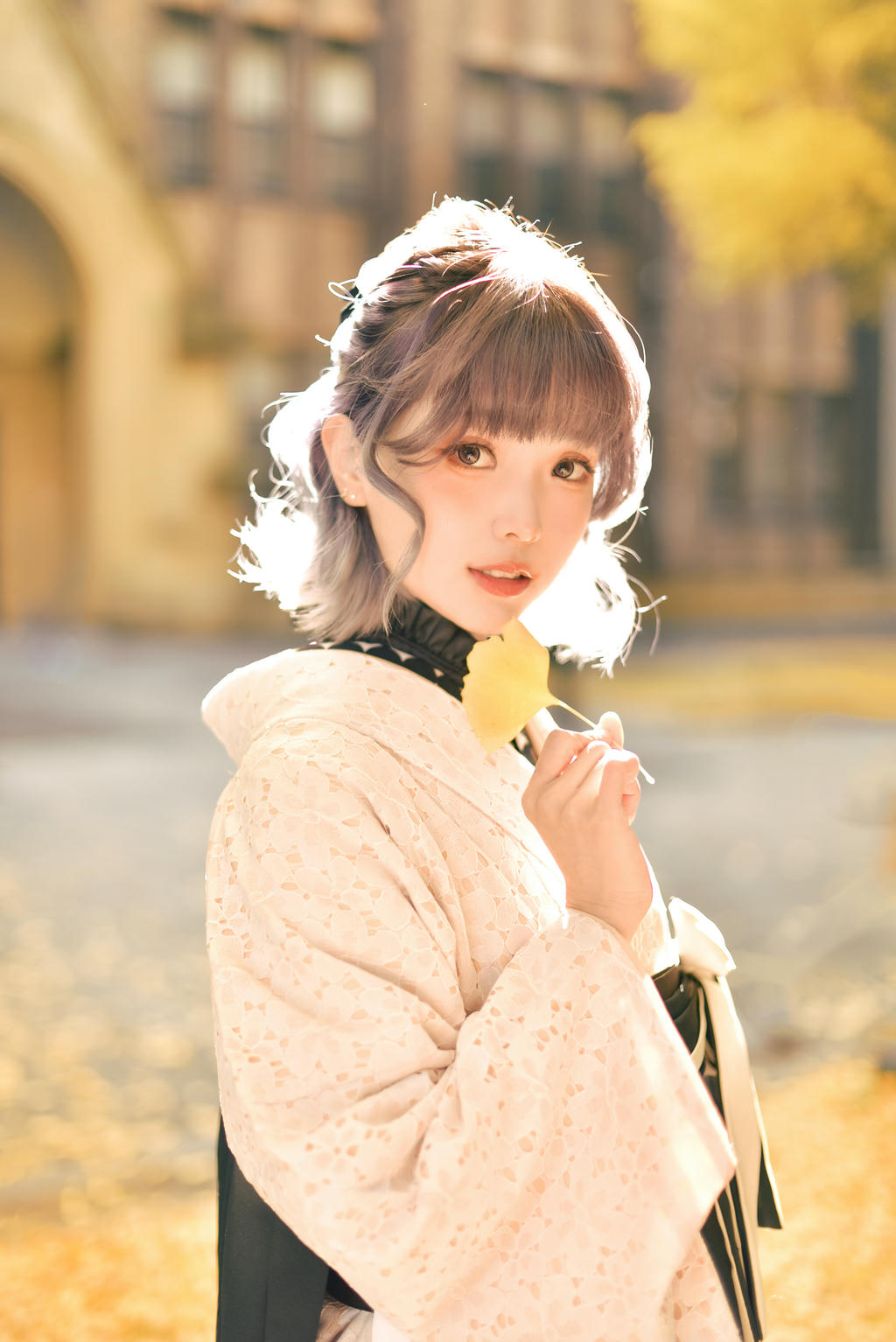 ElyEE子 NO.137 23年11月订阅 [82P5V-311MB]-Ginkgo Hakama_第1集