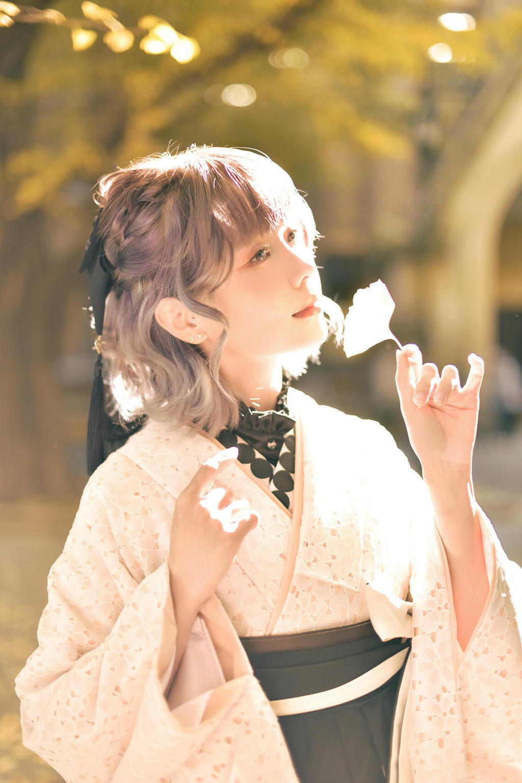 ElyEE子 NO.137 23年11月订阅 [82P5V-311MB]-Ginkgo Hakama_第1集