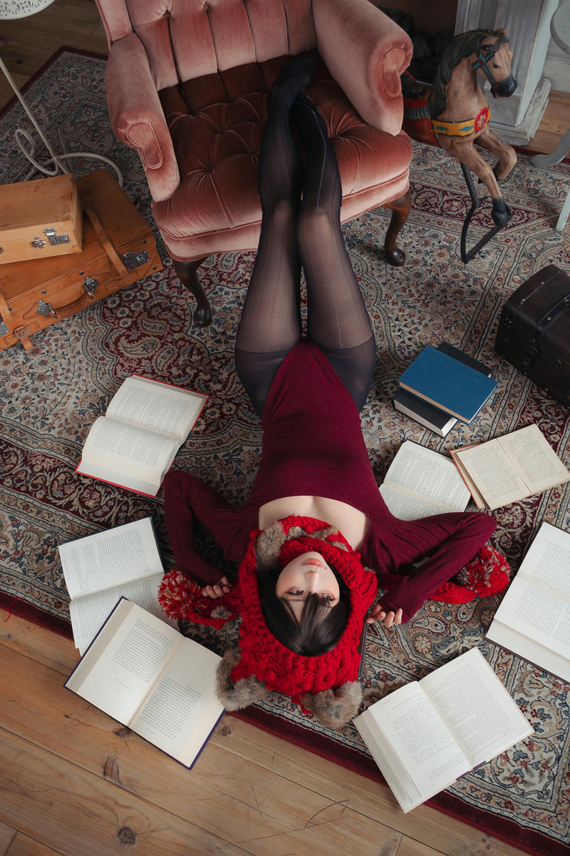 ElyEE子 NO.142 红色 KNITTING[52P-110.2M]_第1集